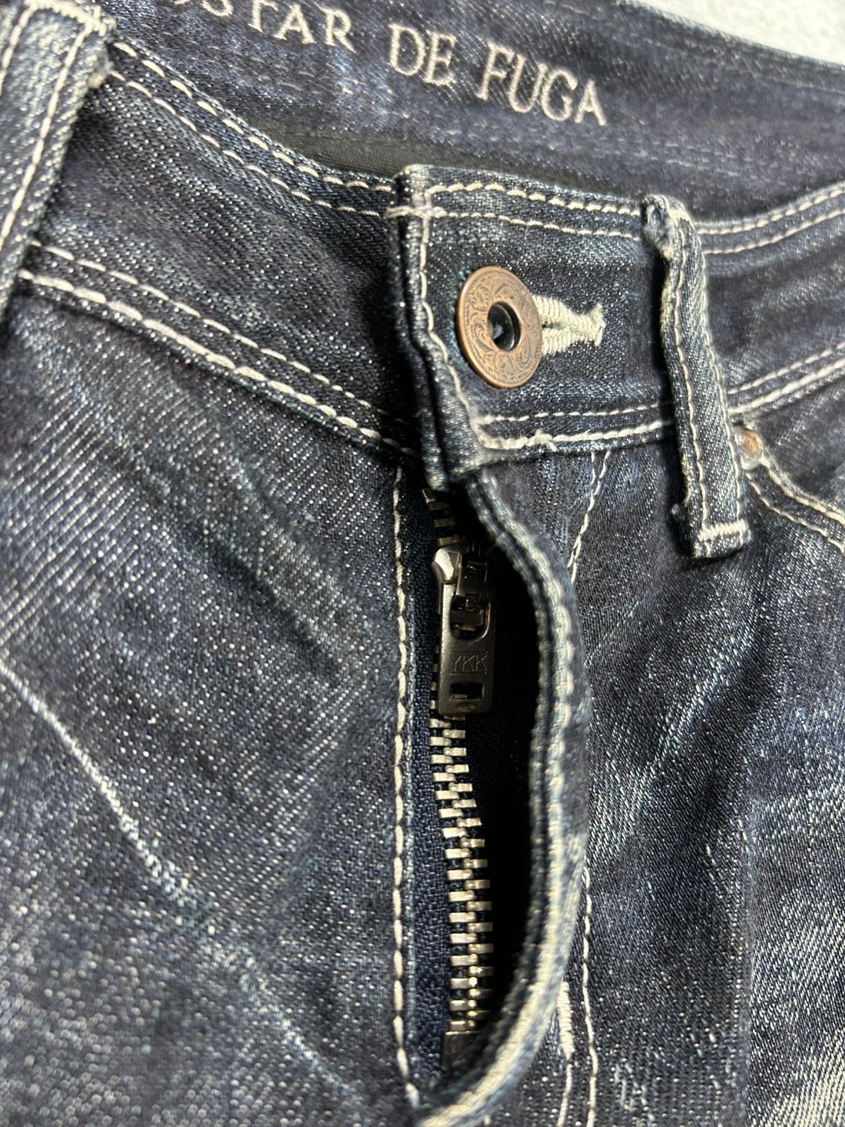 GOSTAR DE FUGA Gostar De Fuga Flared Denim Jeans Size US 29 - 8 Thumbnail