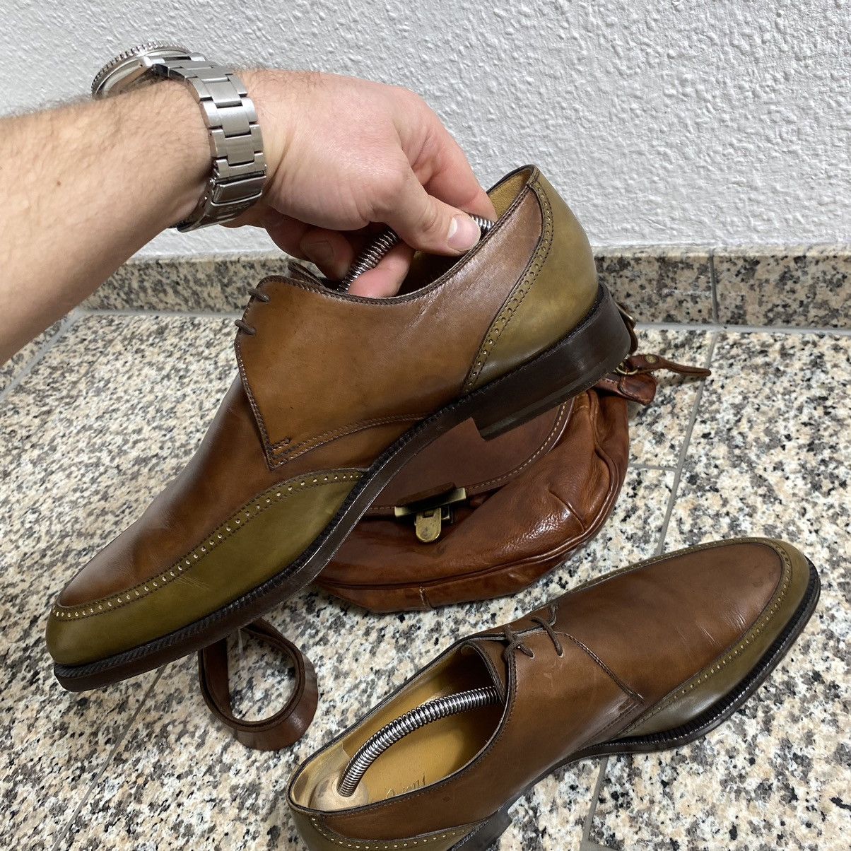 Brioni Leather Derby Shoes Brioni brown Size US 8.5 / EU 41-42 - 13 Thumbnail