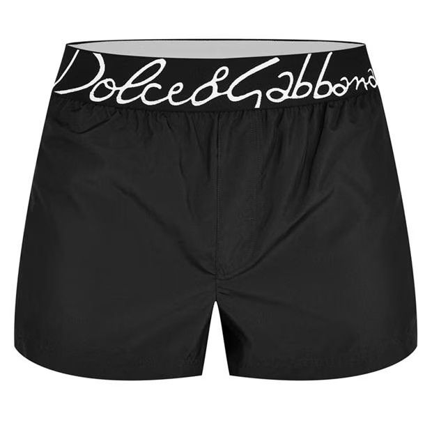 image of Dolce Gabbana O1G2R1Mq0424 Swim Shorts In Nero, Men's (Size 38)