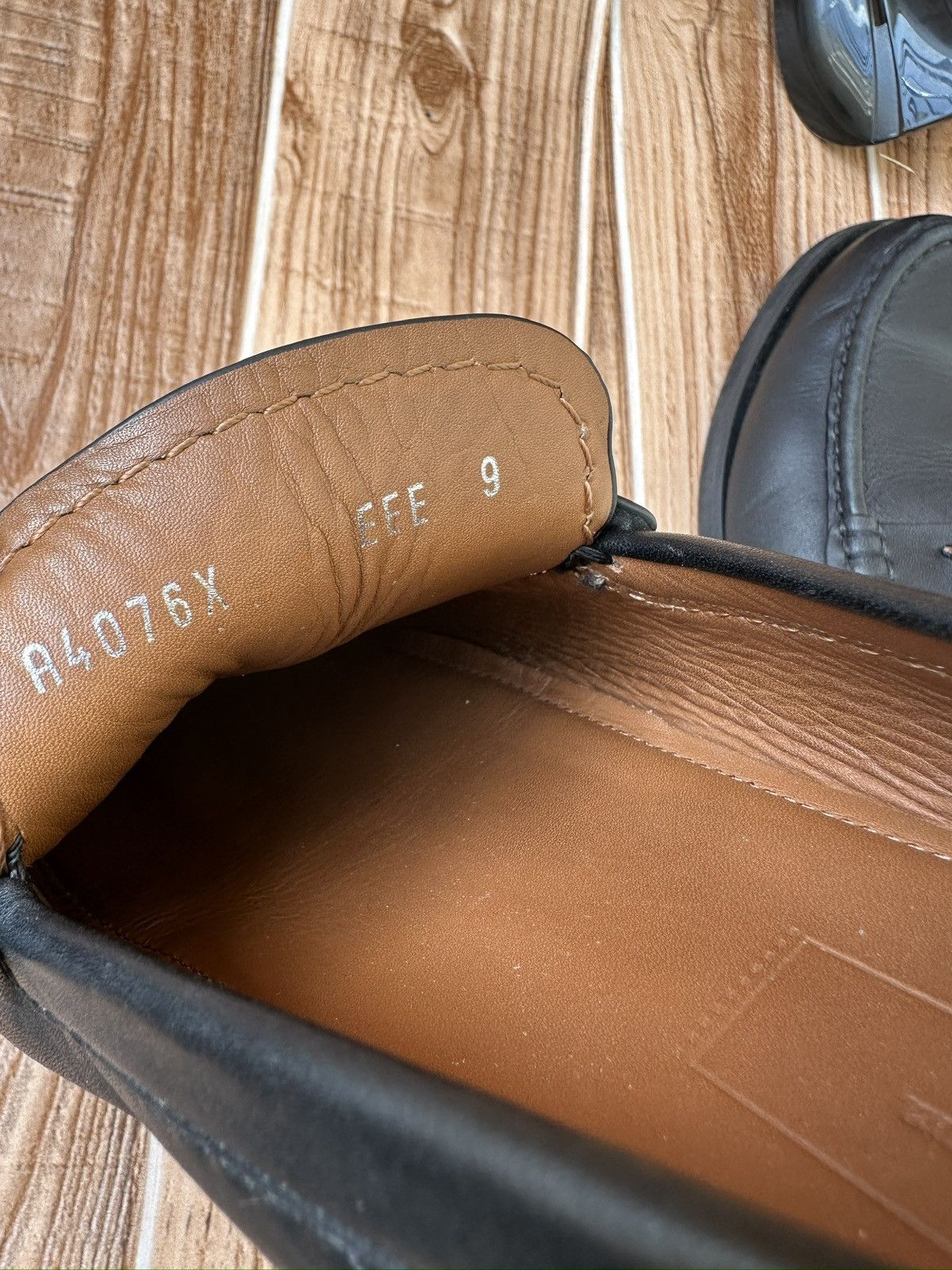 Ermenegildo Zegna × Z Zegna Ermenegildo Zegna Black Leather Penny Loafers Size US 10 / EU 43 - 12 Thumbnail