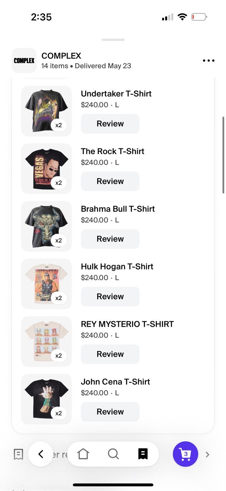 HELLSTAR Hellstar x WWE The Undertaker T Shirt Size US L / EU 52-54 / 3 - 9 Thumbnail