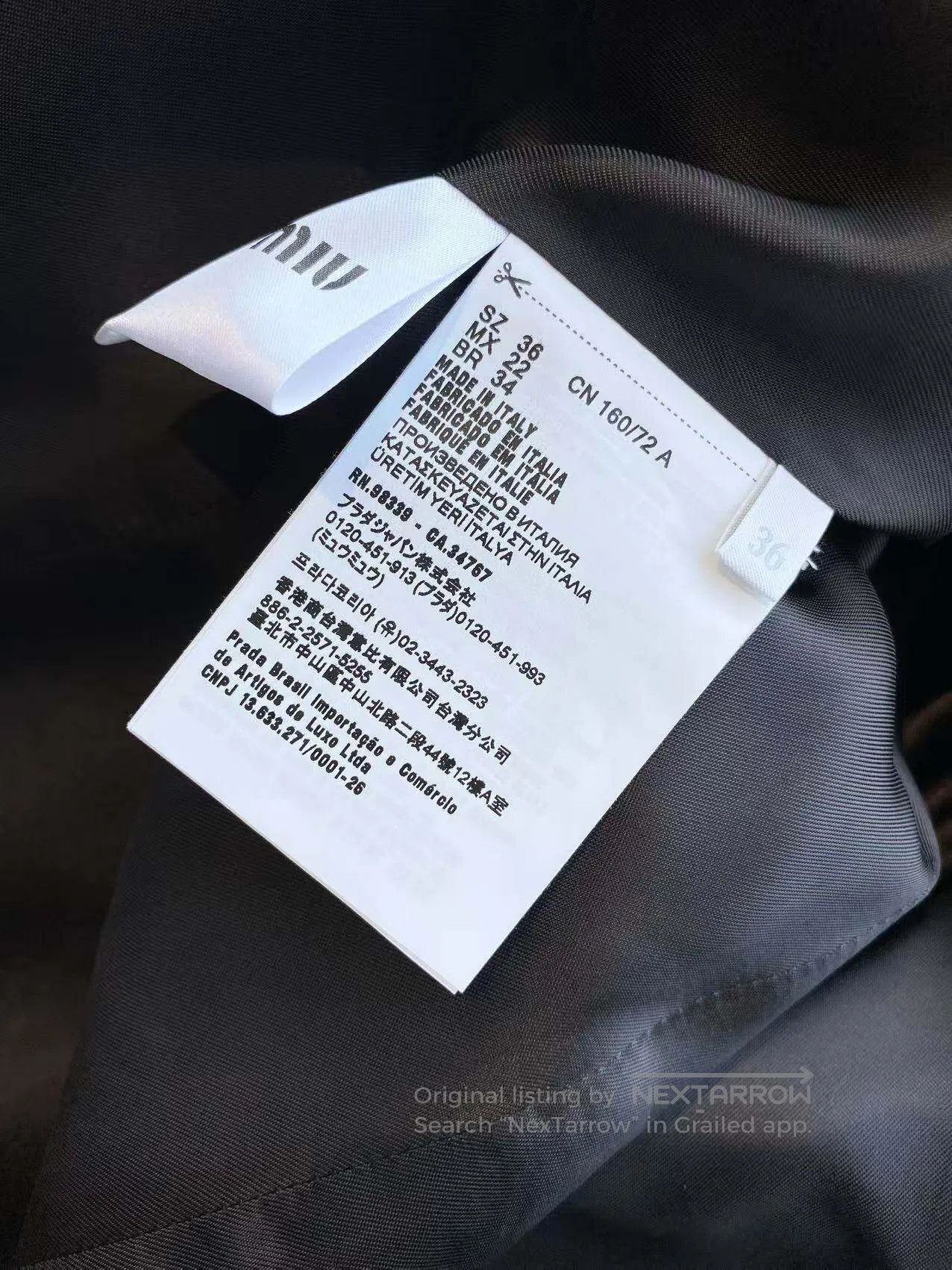 Miu Miu Miu Miu Single-breasted blazer| Size XXS / US 00 / IT 34 - 5 Thumbnail
