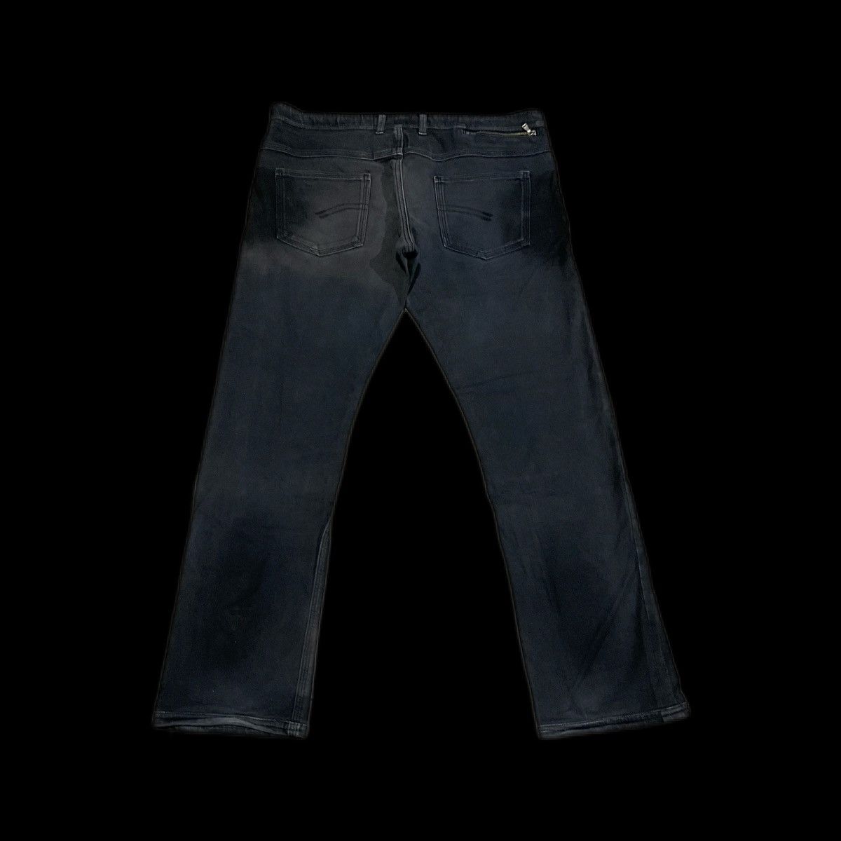 If Six Was Nine × Japanese Brand × Neil Barrett 🔥Archived Neil Barret Black Waxed Denim Zipper Size US 34 / EU 50 - 7 Thumbnail