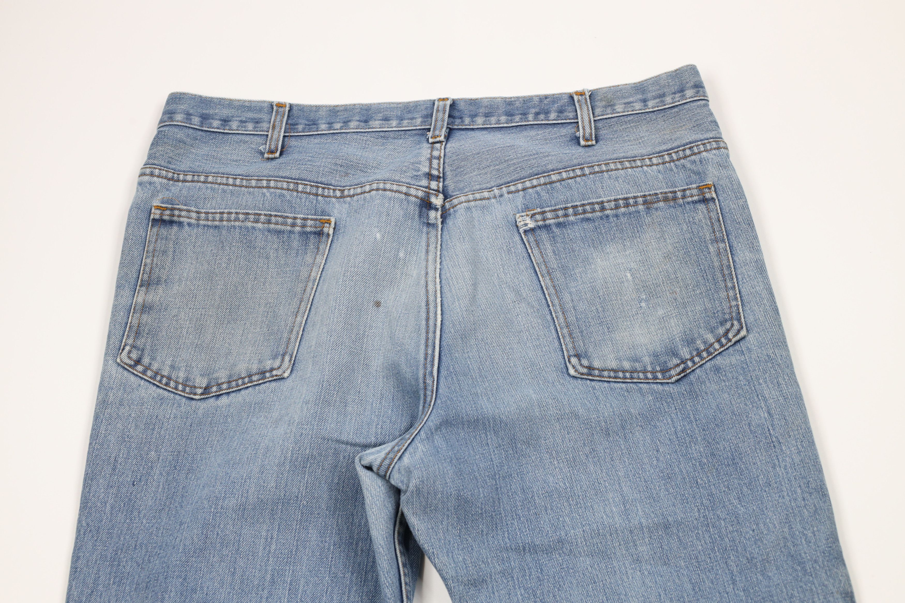 Vintage Vintage 70s Streetwear Wide Leg Bell Bottoms Denim Jeans USA Size US 36 / EU 52 - 12 Thumbnail