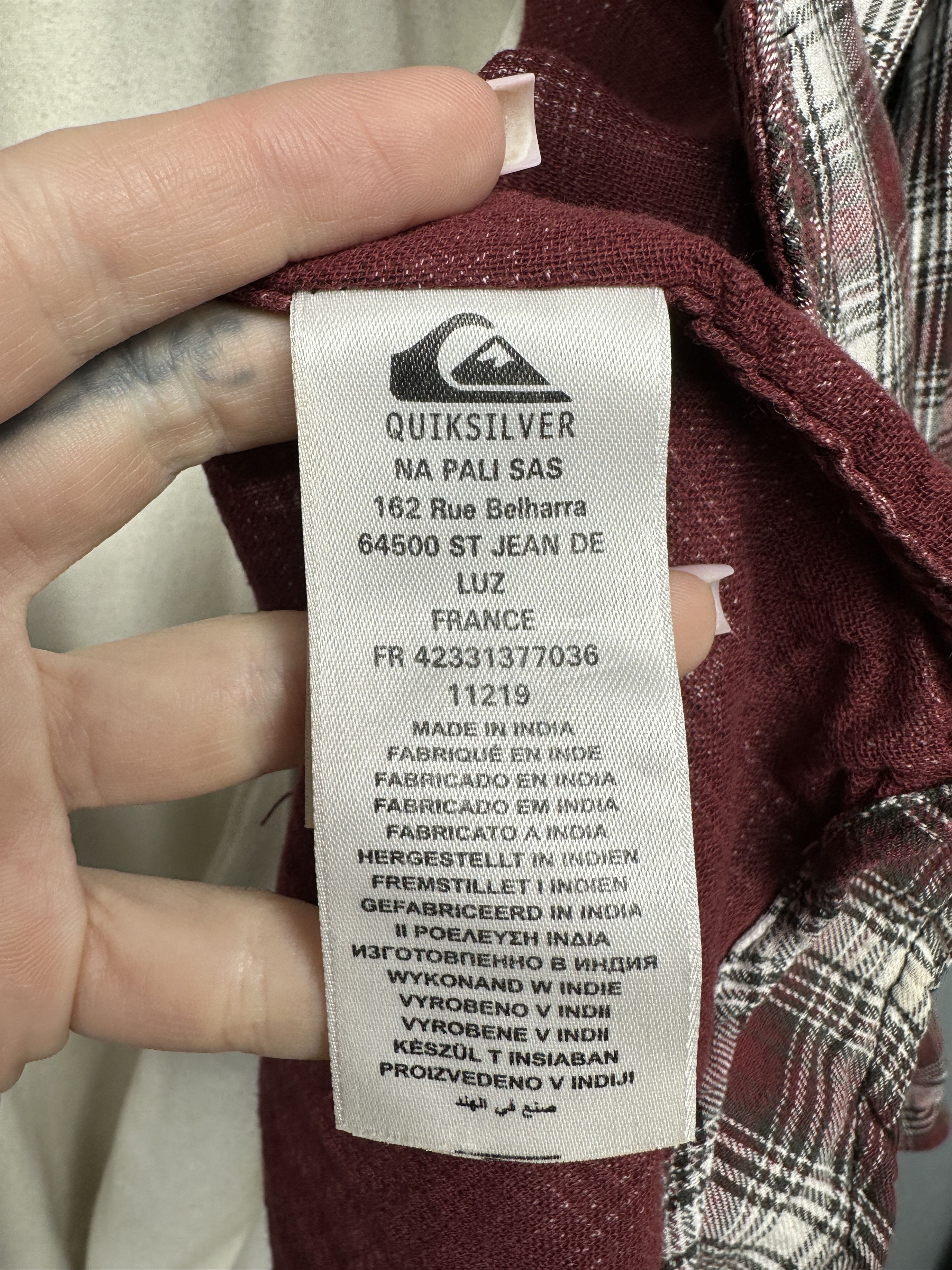 Quiksilver Quiksilver Vintage Flannel Plaid Shirt Surf Style Size US L / EU 52-54 / 3 - 4 Thumbnail