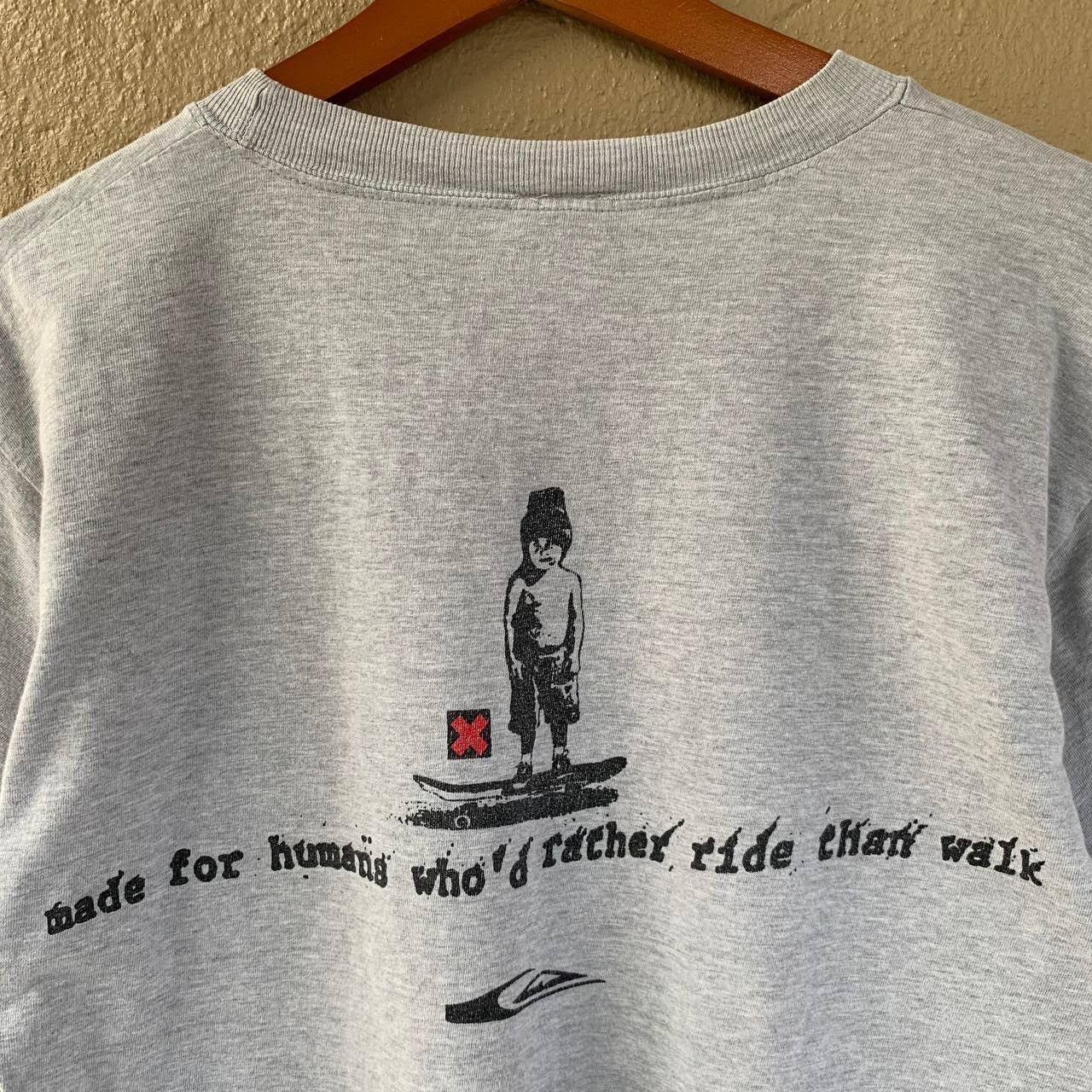 Quiksilver × Vintage Rare Vintage 90s Quiksilver Skateboarding/Surfing Tshirt Size US S / EU 44-46 / 1 - 4 Thumbnail