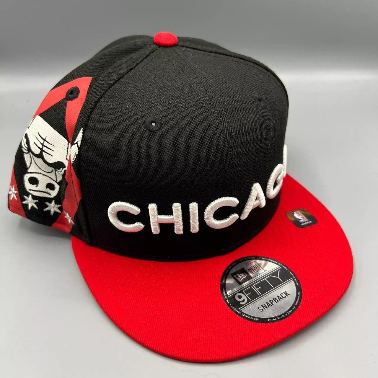 New Era Chicago Bulls Hat Men 9Fifty New Era NBA Snap Back Cap New Size ONE SIZE - 1 Thumbnail