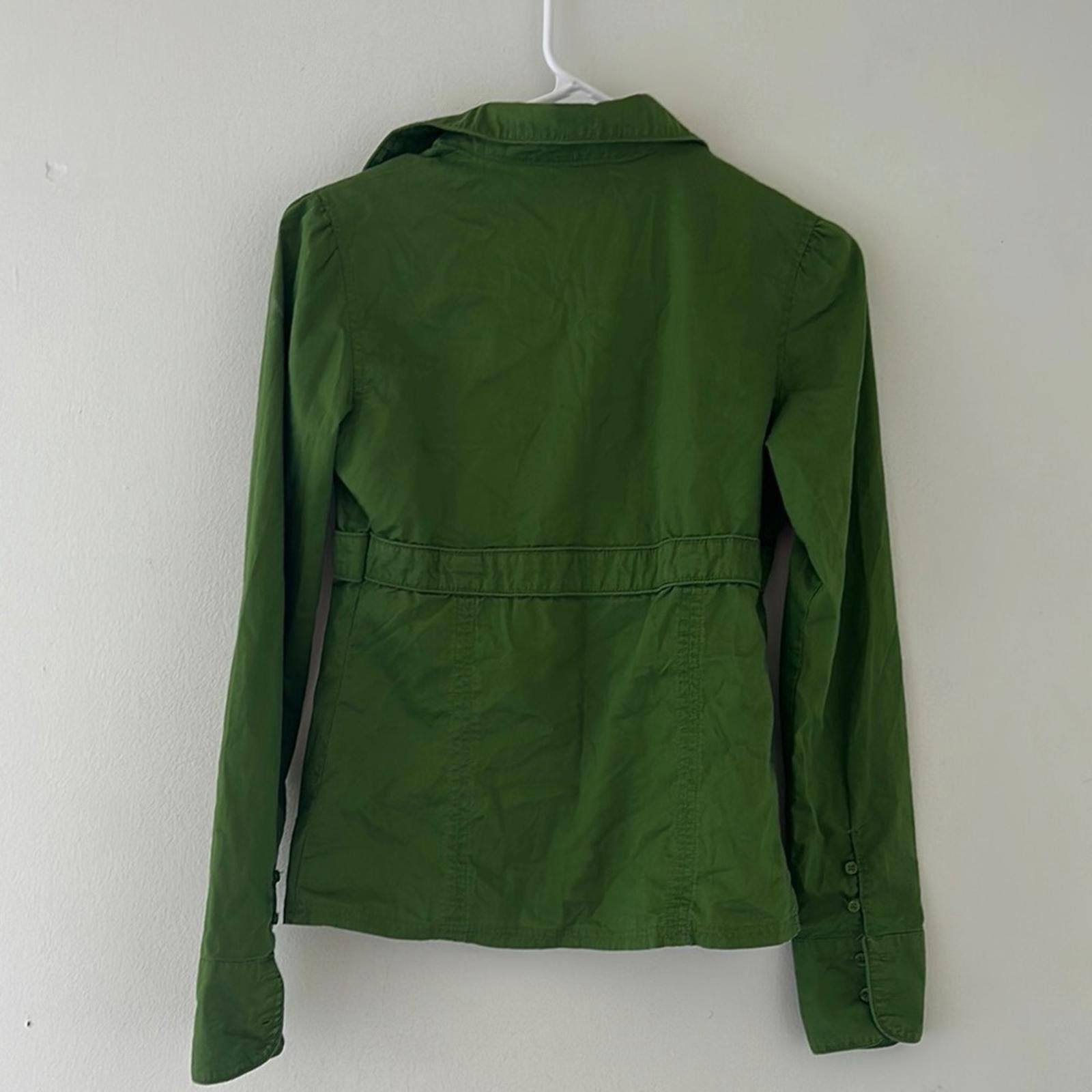 Stradivarius Stradivarius Green Utility Jacket Size M / US 6-8 / IT 42-44 - 4 Thumbnail