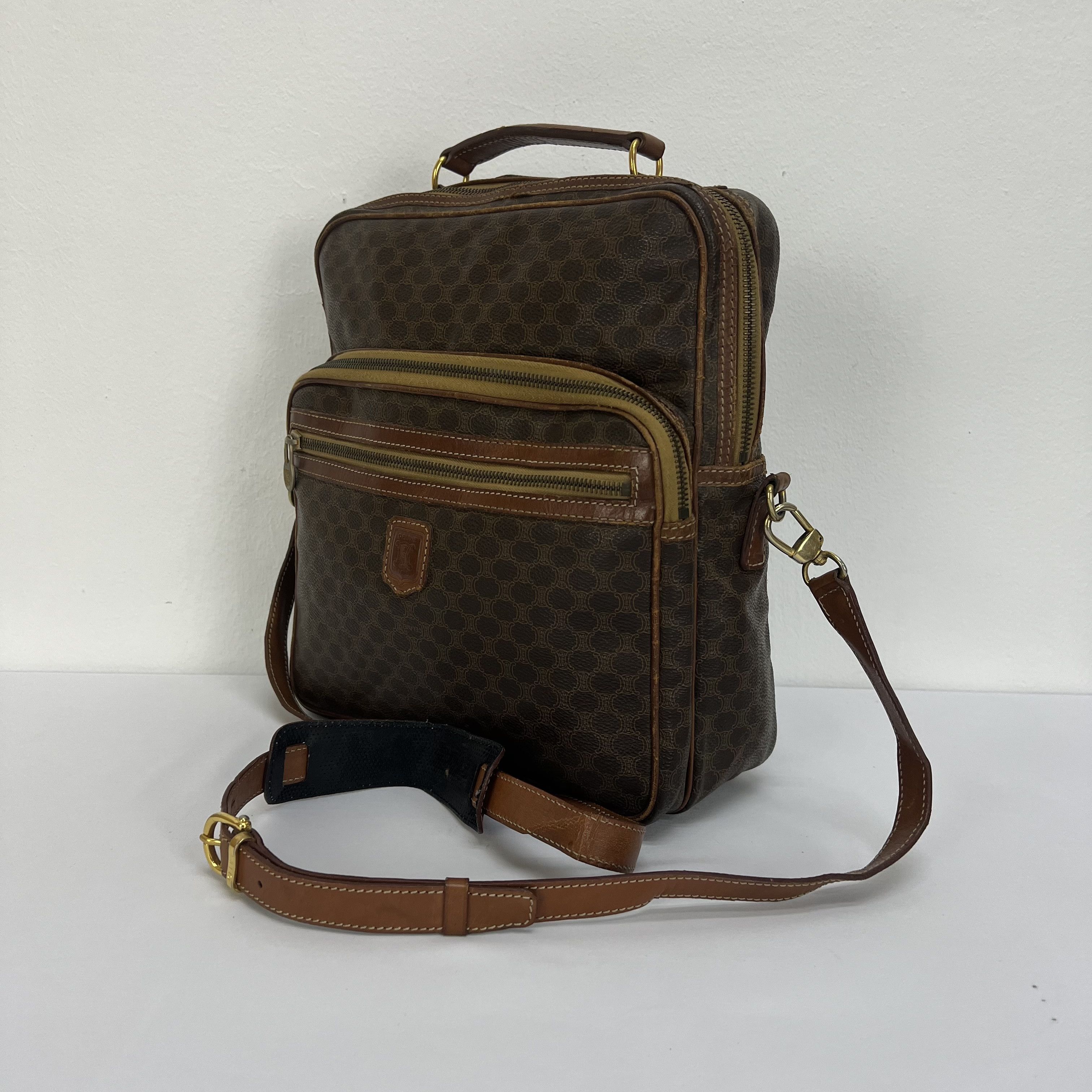Celine Vintage Celine Macadam Messenger Bag Size ONE SIZE - 2 Thumbnail