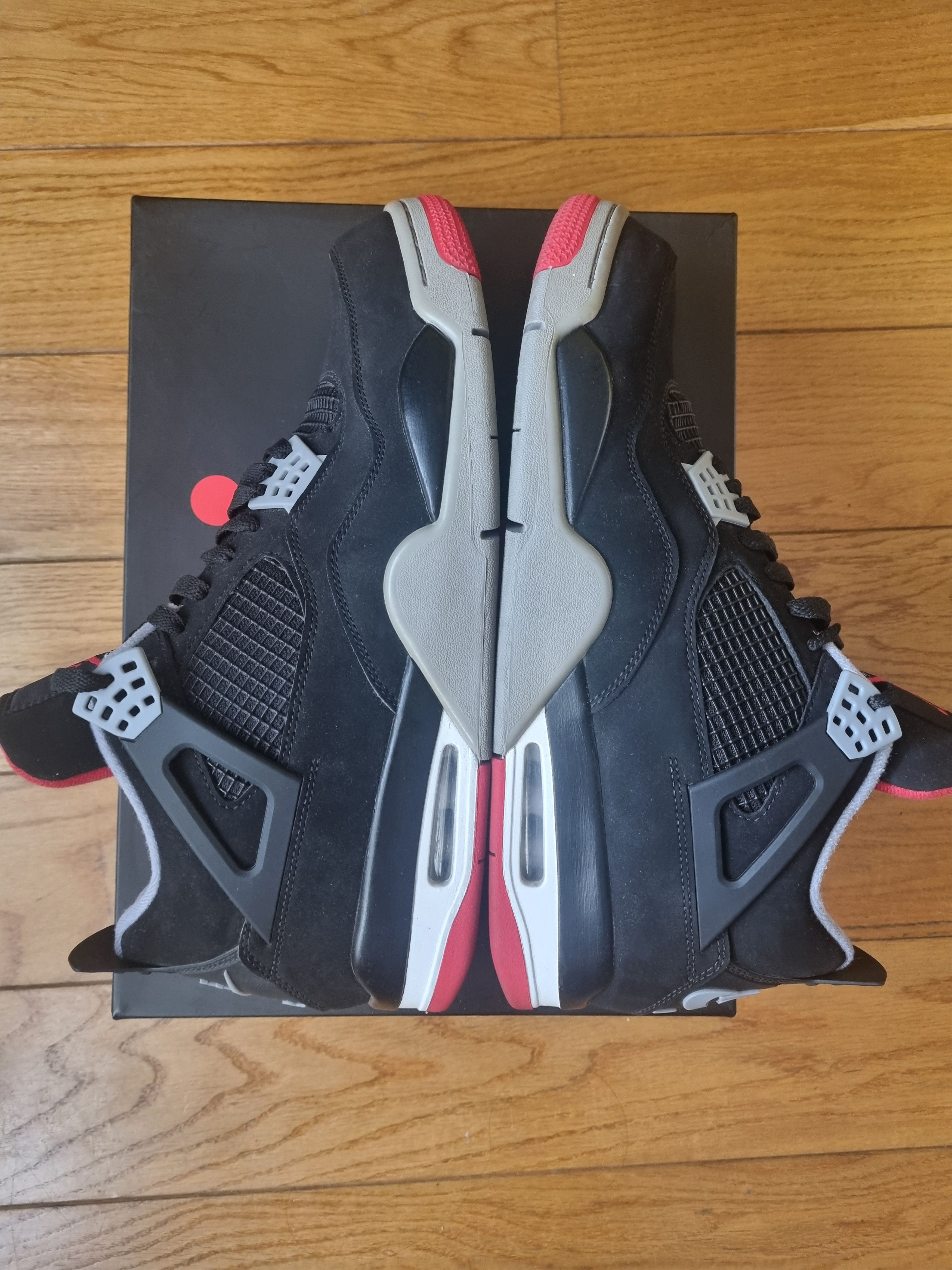 Jordan Brand Air Jordan 4 Retro Og 2019 Bred Size US 13 / EU 46 - 8 Thumbnail