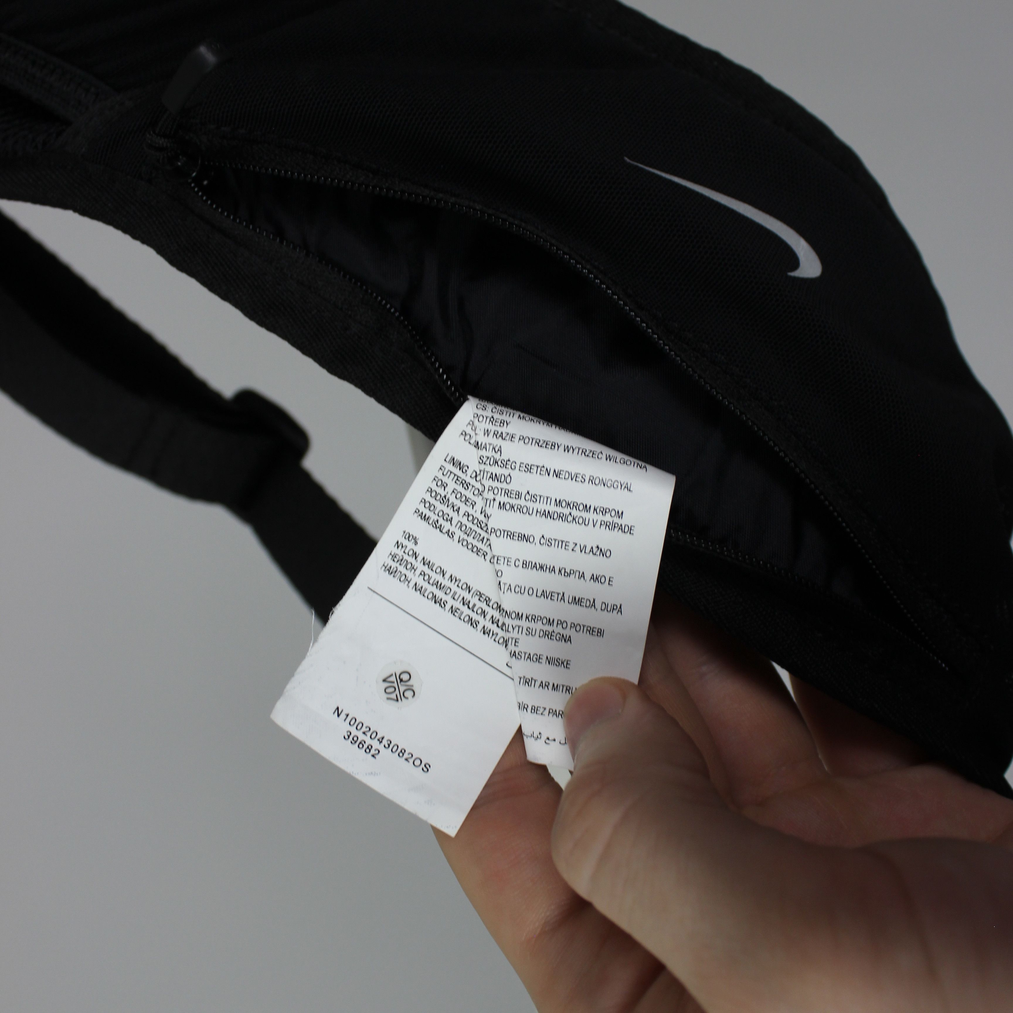 Nike Nike waist small bag nylon rare black Size ONE SIZE - 5 Thumbnail