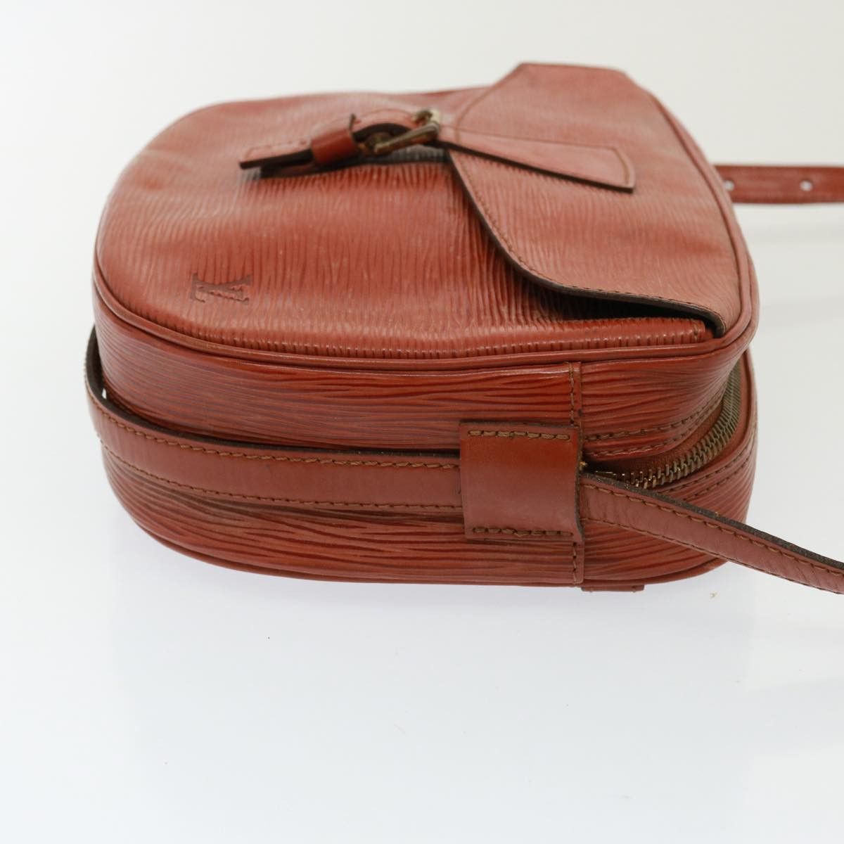 Louis Vuitton LOUIS VUITTON Epi Jeune Fillemm Shoulder Bag Brown M52153 Size ONE SIZE - 4 Thumbnail