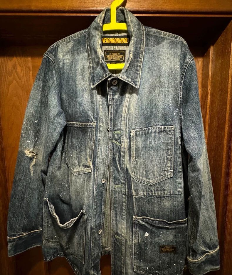Neighborhood NEIGHBORHOOD Denim Jacket L Size US L / EU 52-54 / 3 - 1 Thumbnail