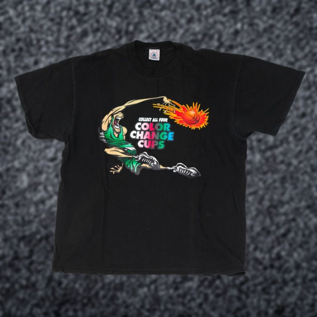 Delta VINTAGE Taco Bell T-Shirt Promo Men XL 90s Final Four Mountain Dew NCAA Black Short Sleeve Crew Neck Shirt Mens XL Size US XL / EU 56 / 4 - 1 Thumbnail