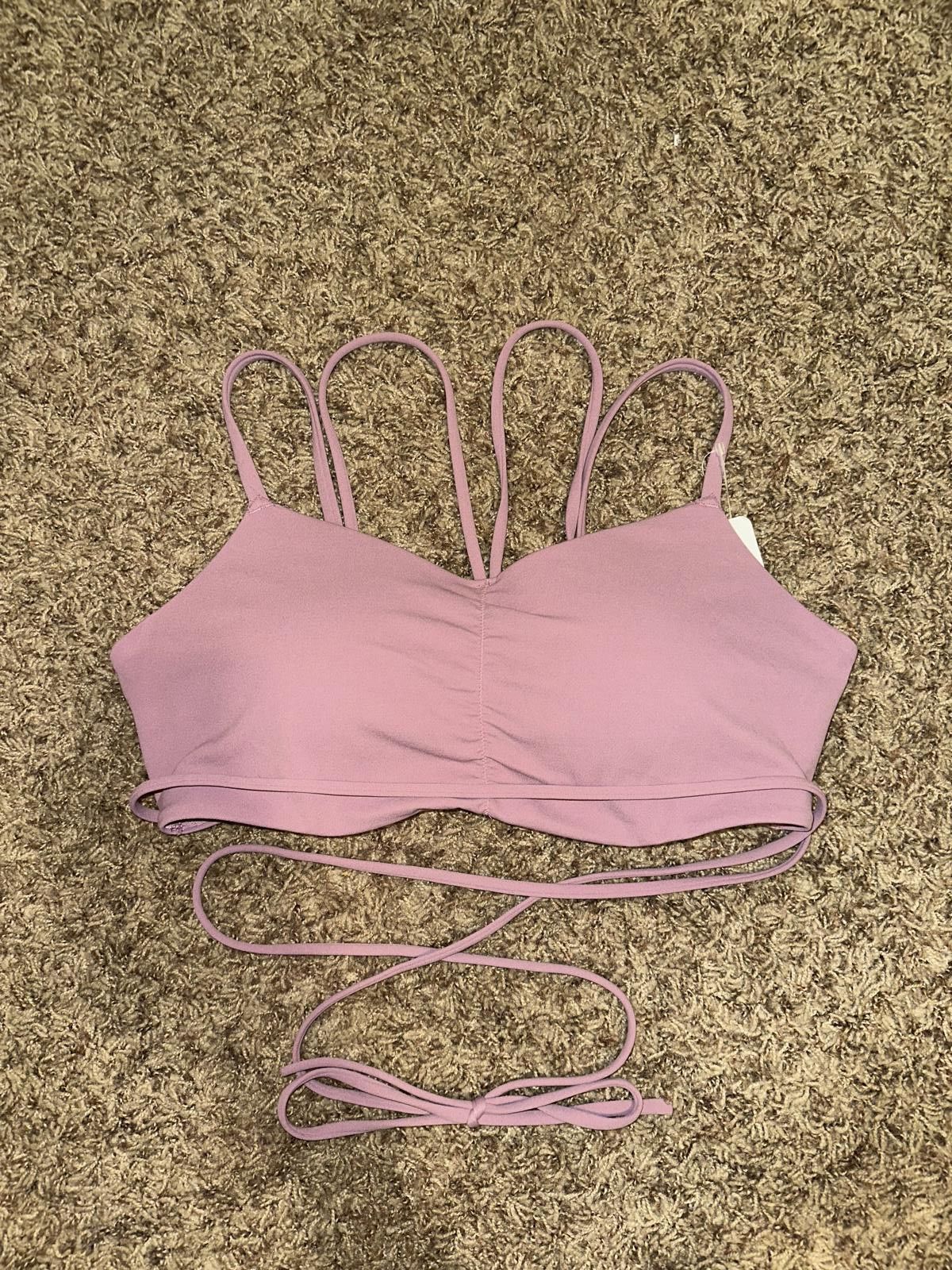 Nike Nike Zenvy Strappy Wrap Women's Light-Support Padded Sports Bra Sample Size ONE SIZE - 1 Thumbnail
