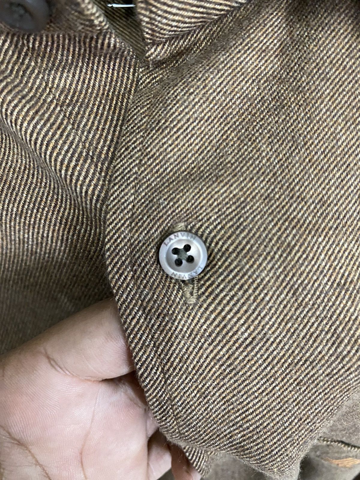 Lanvin × Vintage Vintage lanvin shirt button ups longsleeve Size US L / EU 52-54 / 3 - 7 Thumbnail