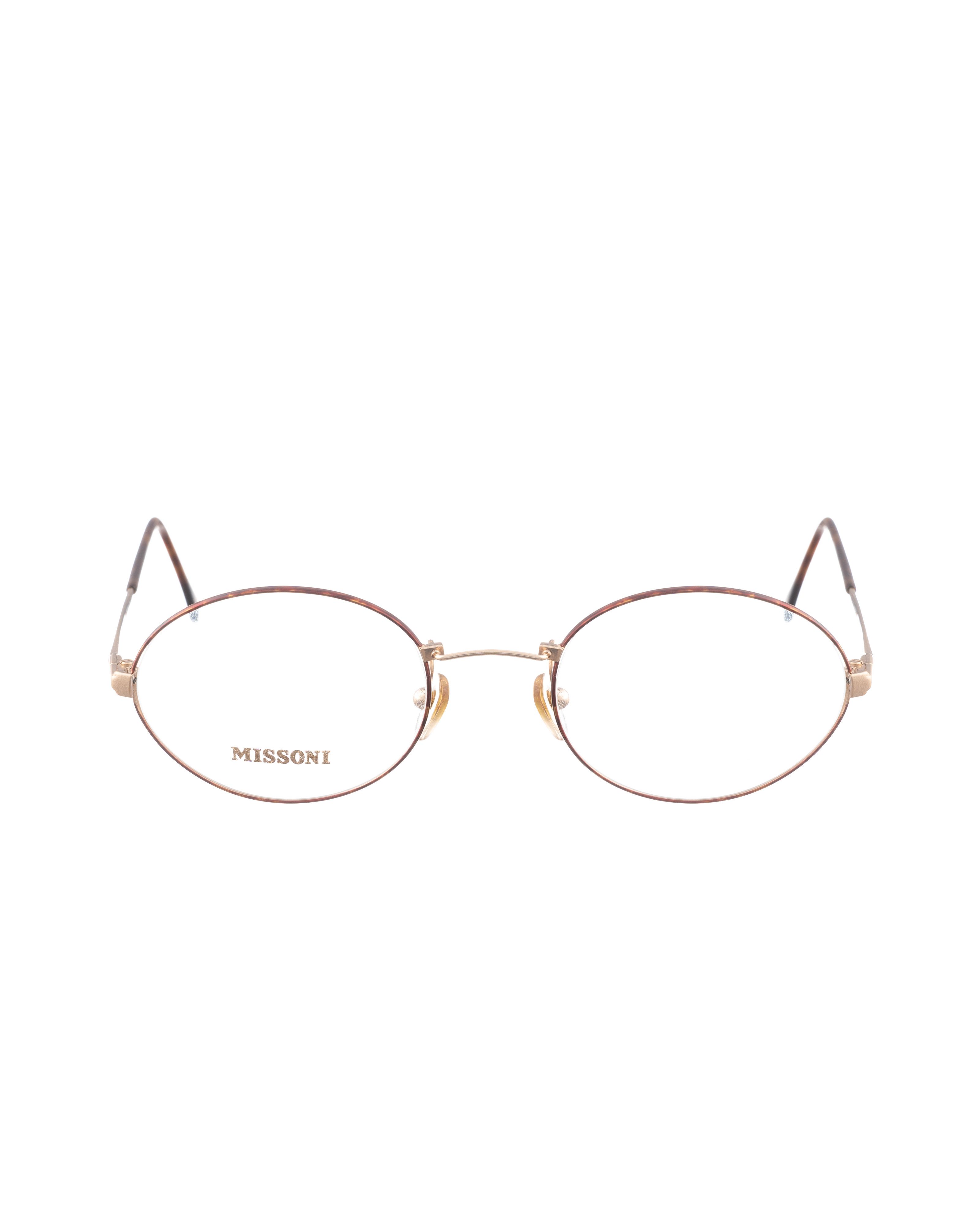 Missoni Missoni '90s Gold & Brown Round Glasses Size ONE SIZE - 2 Thumbnail