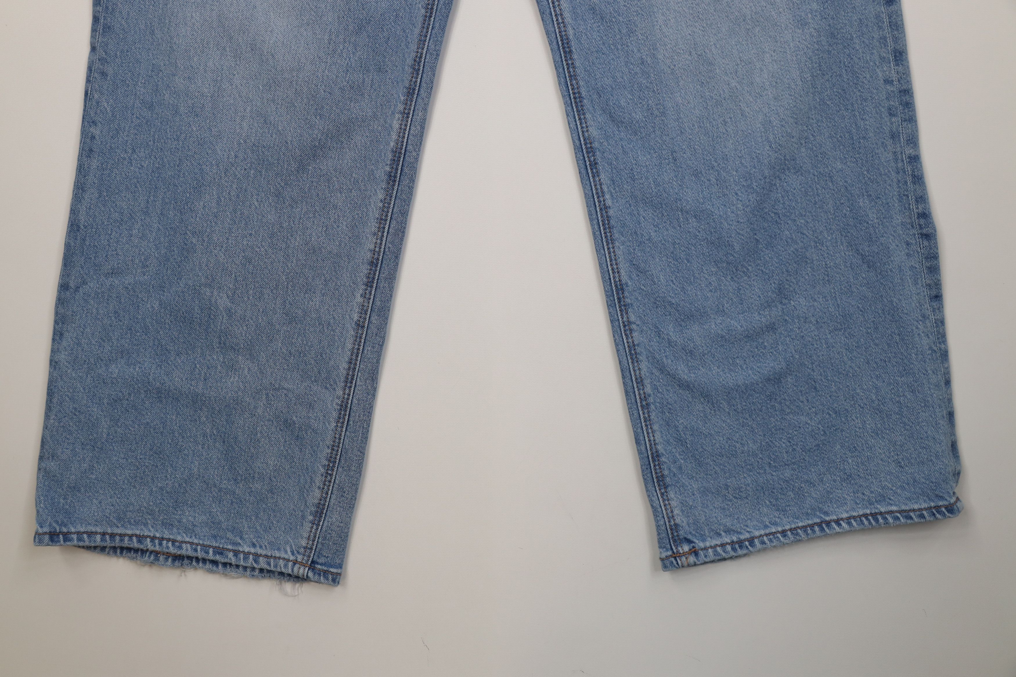 American Eagle Outfitters Vintage Y2K American Eagle Stovepipe Wide Leg Denim Jeans Size 34" / US 12 / IT 48 - 4 Thumbnail
