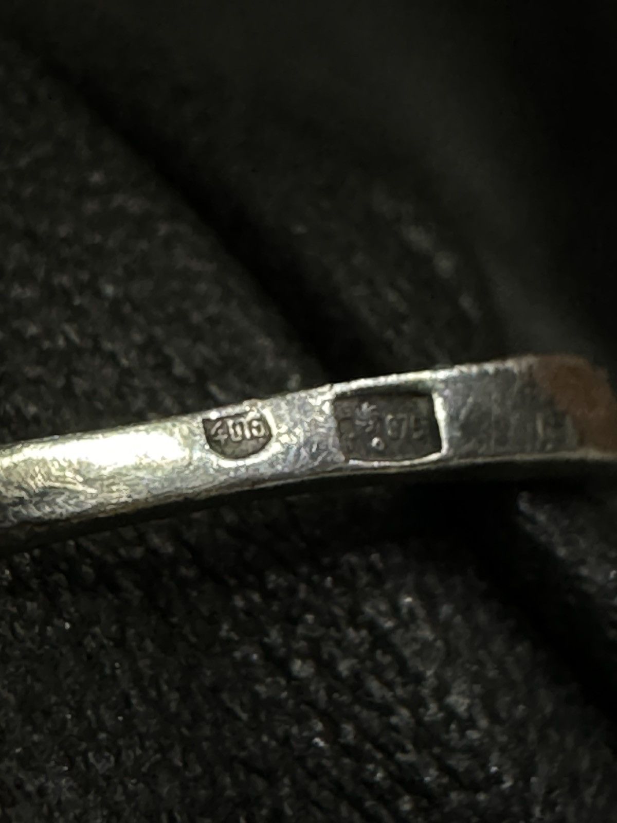 Jewelry × Sterling Silver CURVE STYLE DIAMOND RING Size ONE SIZE - 5 Thumbnail