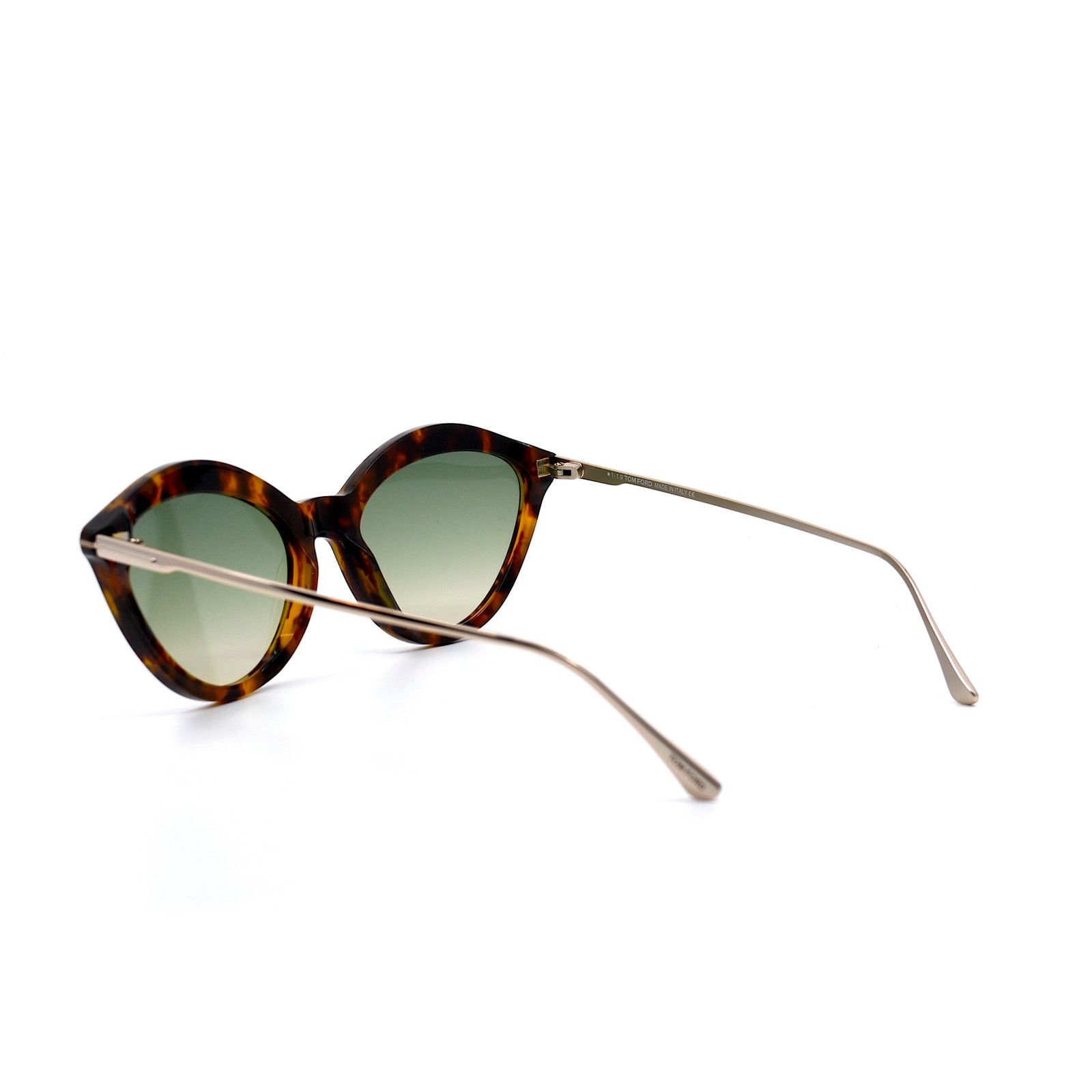 Tom Ford TOM FORD CHLOE TF663/S 55P HAVANA GREEN GRADIENT SUNGLASSES Size ONE SIZE - 7 Thumbnail