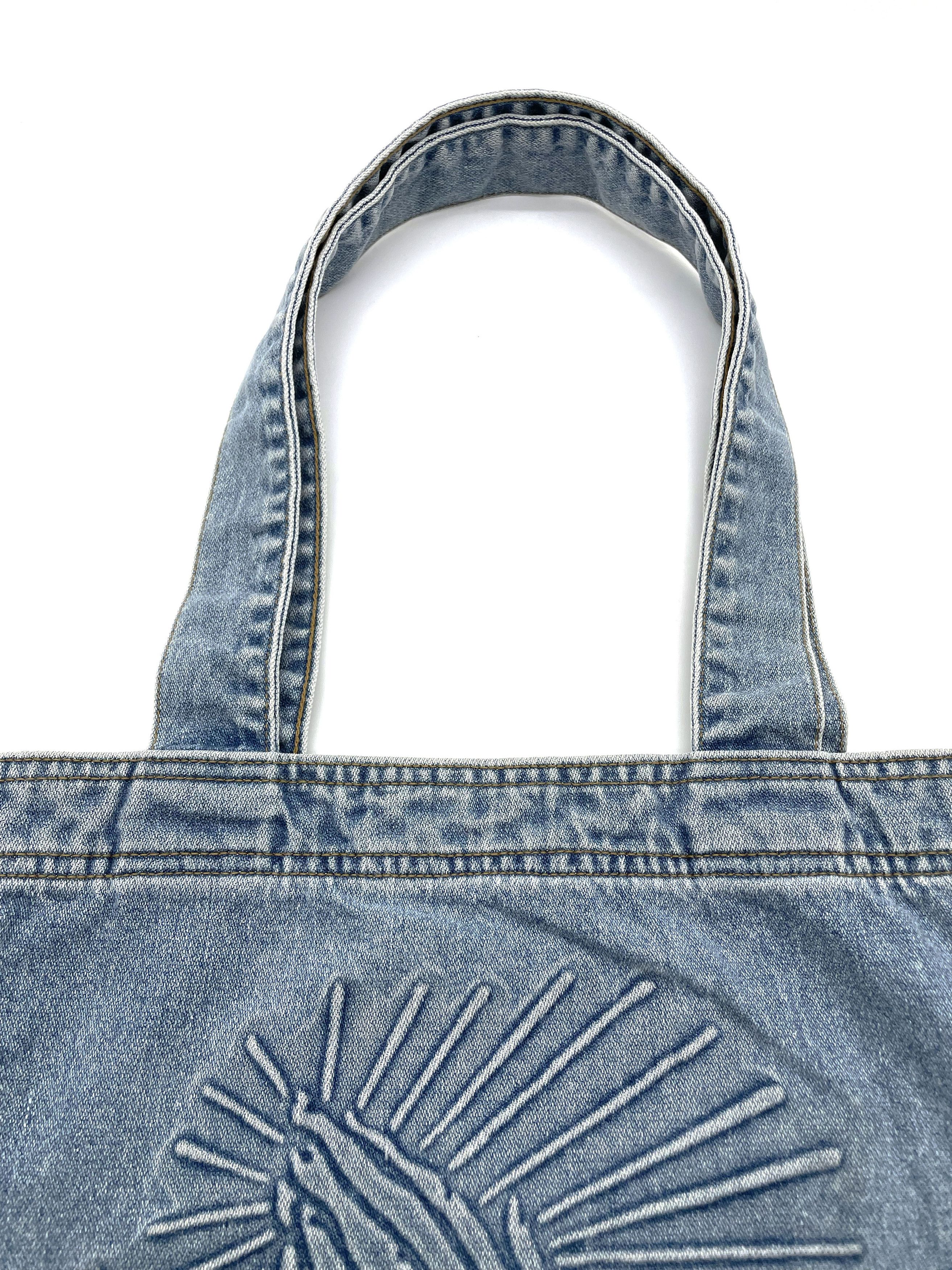 Kapital Prayer Hands Denim Tote Bag Size ONE SIZE - 5 Thumbnail