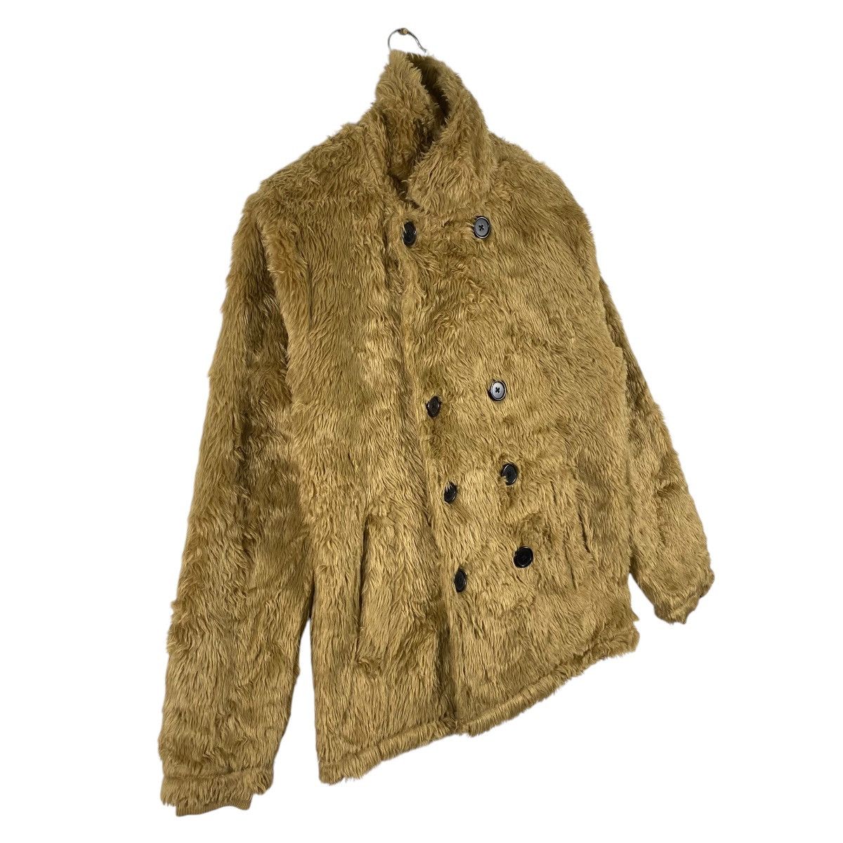Japanese Brand × Sagafurs × Vintage Vintage Neutral Infinity Faux Fur Button Jacket Size US M / EU 48-50 / 2 - 2 Thumbnail