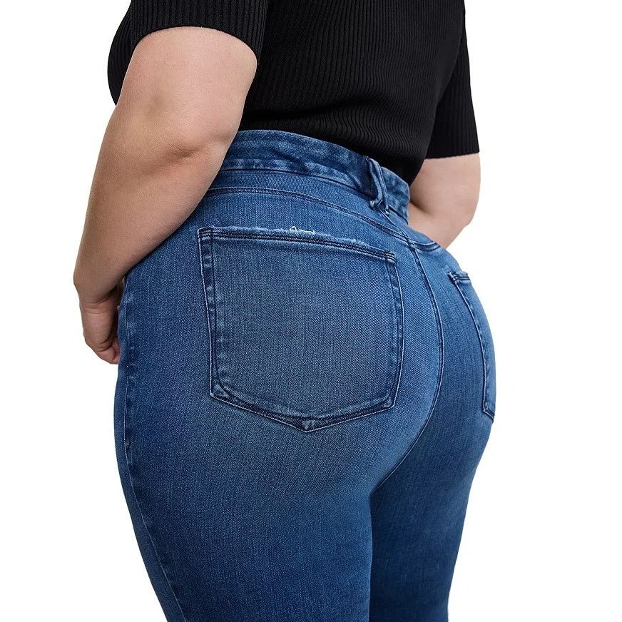 Good American Good American Women Indigo Good Legs Bootcut Jeans Size 16 Size 38" / US 16 / IT 52 - 6 Thumbnail
