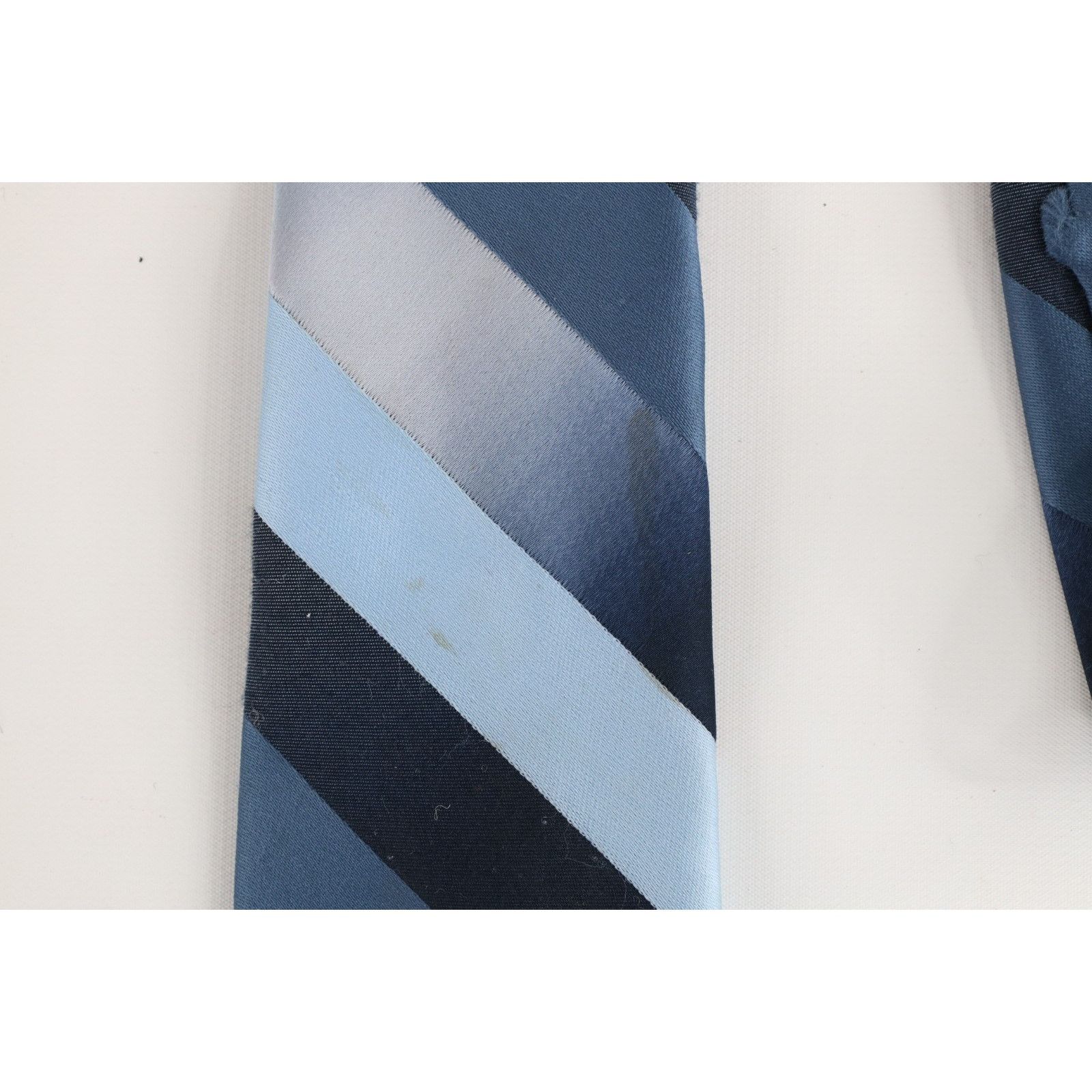 Vintage Vintage 90s Streetwear Distressed Silk Striped Neck Tie Size ONE SIZE - 3 Thumbnail