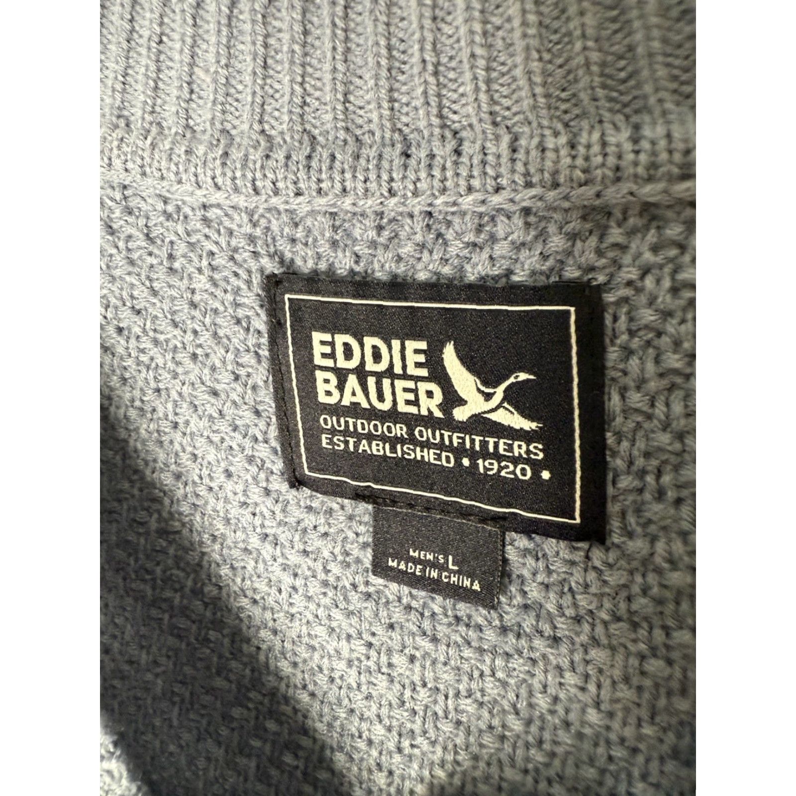 Eddie Bauer VINTAGE Eddie Bauer Knit Sweater Pullover Mens Large New NWT Long Sleeve Size US L / EU 52-54 / 3 - 3 Thumbnail