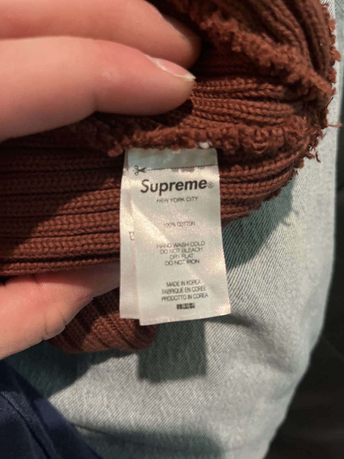 Supreme Supreme FW 18 Ribbed Box Logo Beanie Size ONE SIZE - 2 Thumbnail