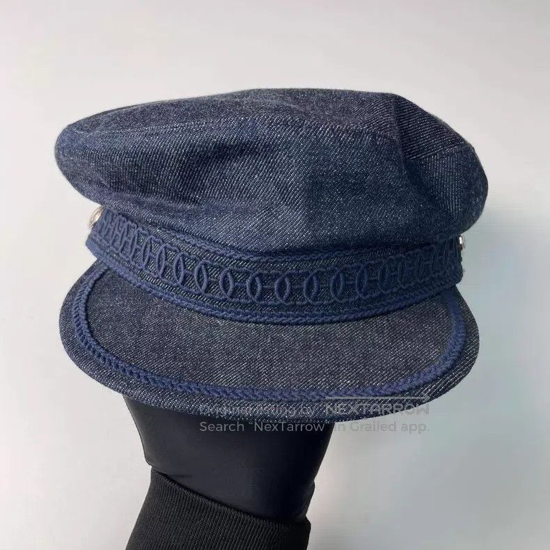 Hermes Hermes size 58 Denim Blue Newsboy Cap Size ONE SIZE - 1 Thumbnail