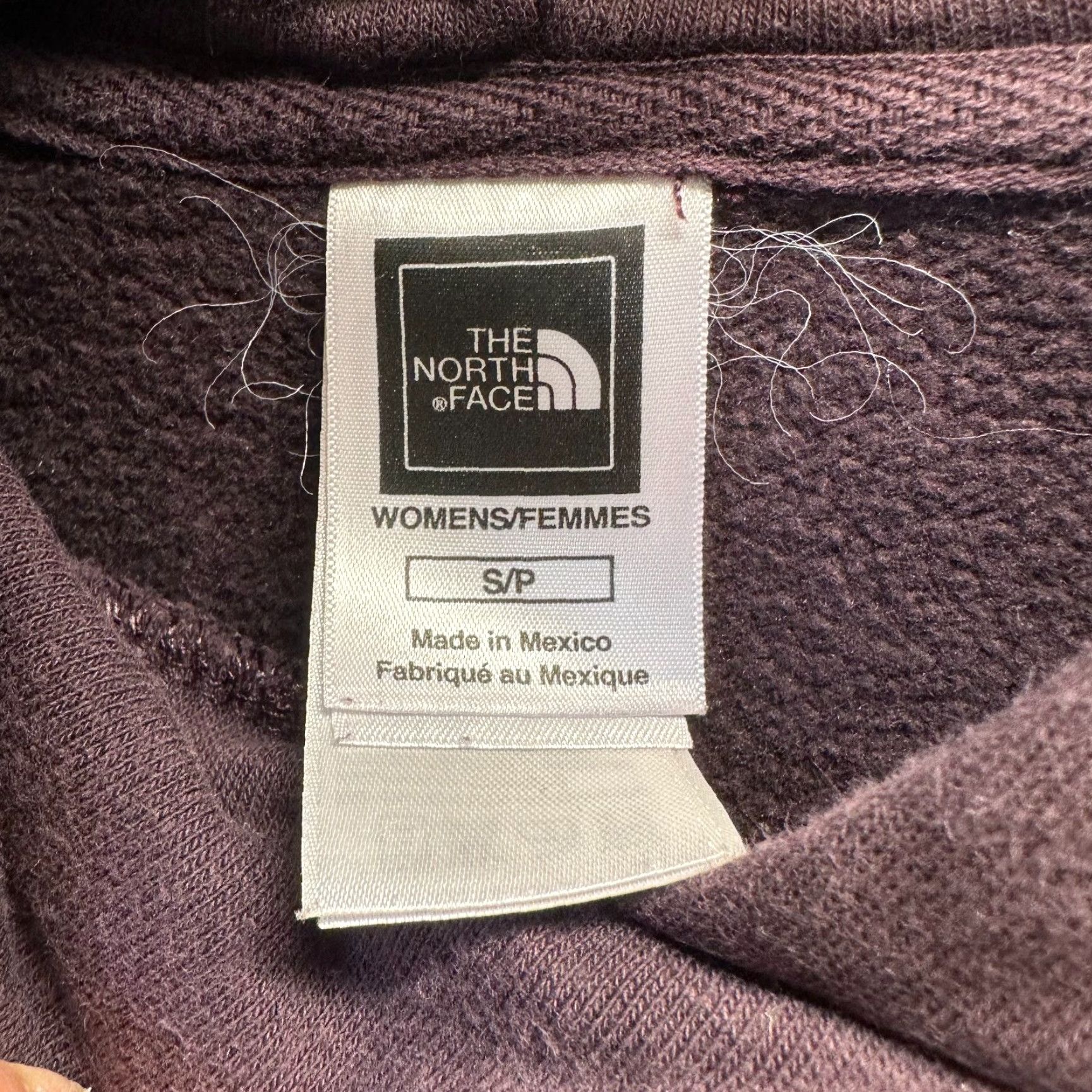 The North Face The North Face Hoodie Womens Small Purple Cotton Pullover Sweatshirt TNF Ladies Size S / US 4 / IT 40 - 5 Thumbnail