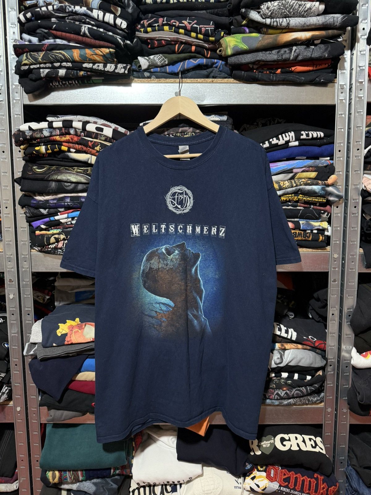 Band Tees Vintage Fish Weltschmerz 2020 Retro Rock Band T-Shirt Y2K Size US XXL / EU 58 / 5 - 1 Thumbnail