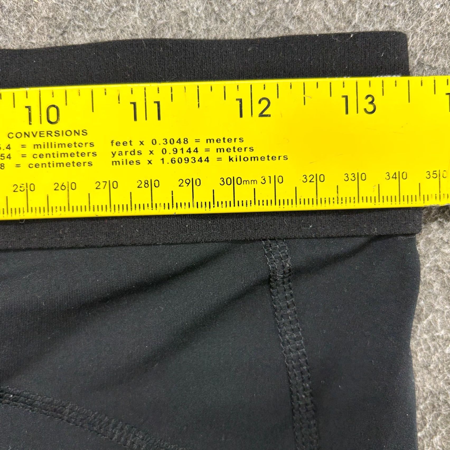 Nike Nike Shorts Womens Medium Black Pro Spellout Compression Solid Logo Dri Fit Logo Size 32" / US 10 / IT 46 - 3 Thumbnail