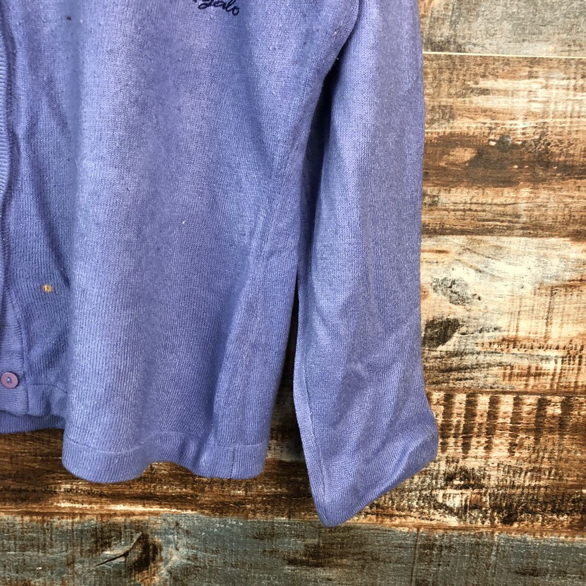 Homespun Knitwear × Japanese Brand Lustaro Regaro Purple Knitwear #A2218 Size M / US 6-8 / IT 42-44 - 8 Thumbnail