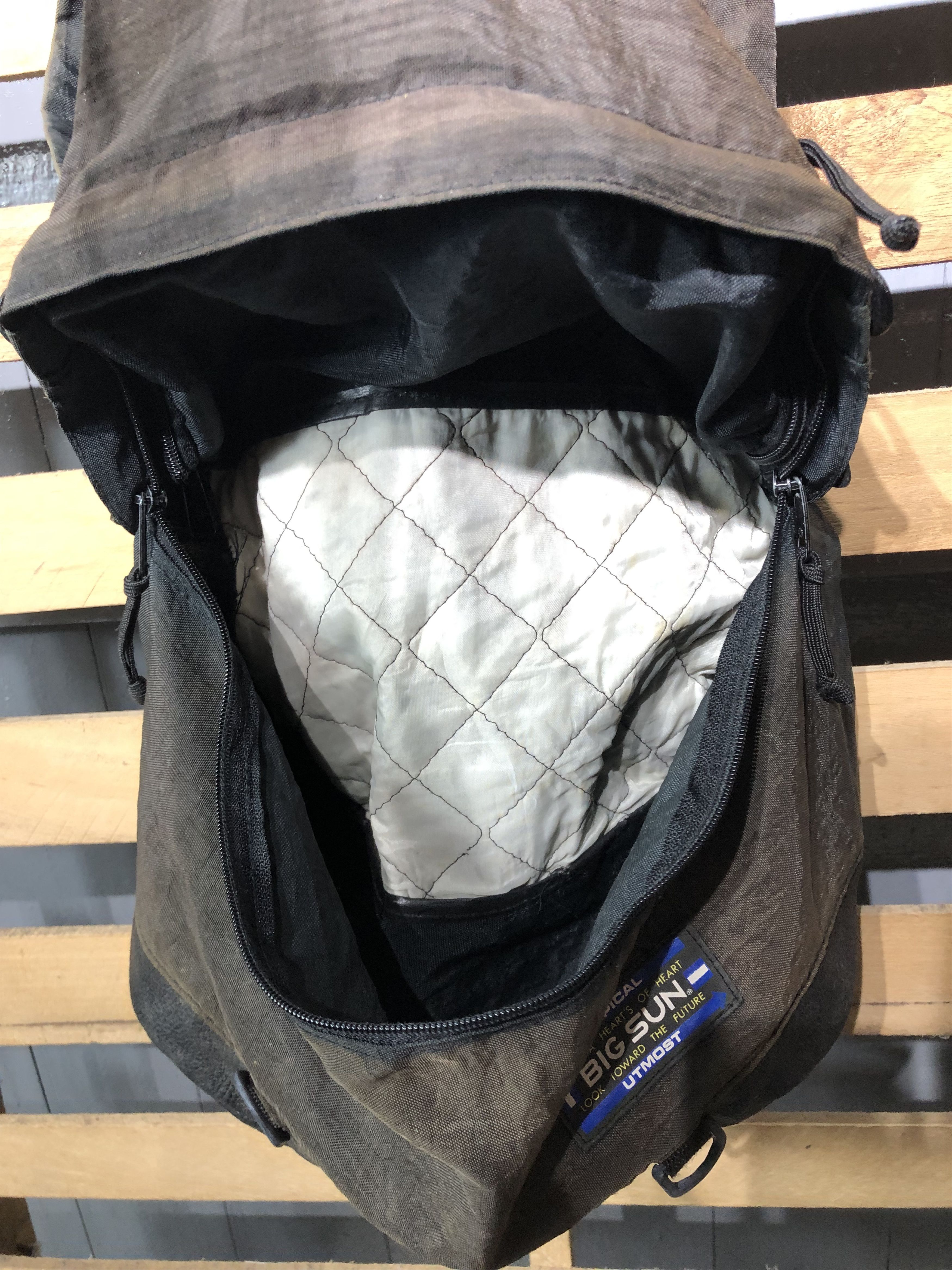 Other Japanese OutdoorLife Big Sun Style Nylon Backpack Size ONE SIZE - 6 Thumbnail