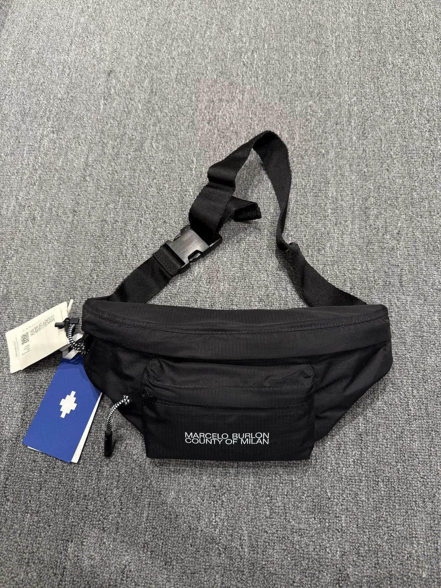 Marcelo Burlon Marcelo Burlon Black Waist Bag Size ONE SIZE - 1 Thumbnail