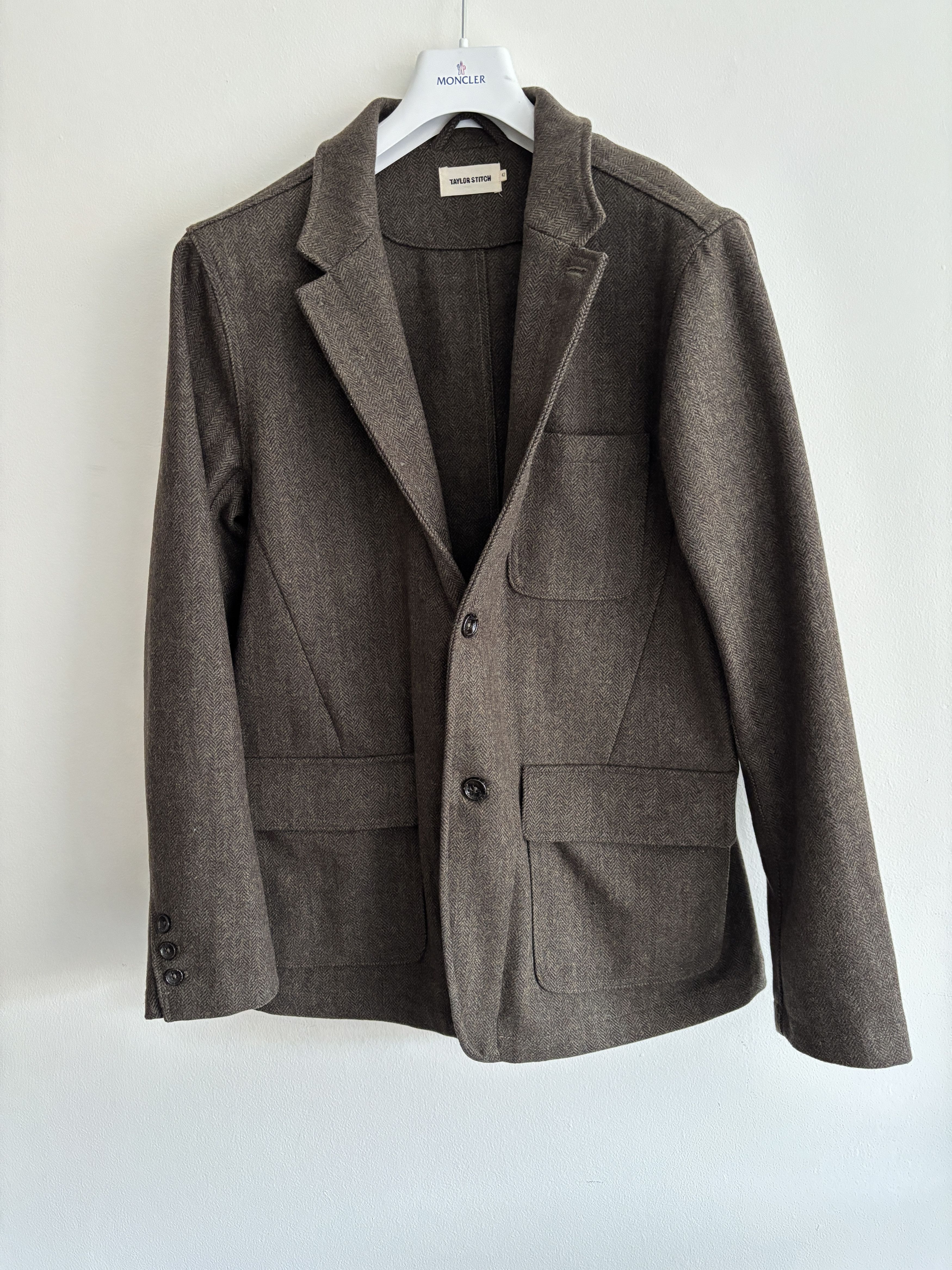 Taylor Stitch Olive Brown Wool Tweed Norfolk Hunting Jacket / Blazer- L Size US L / EU 52-54 / 3 - 9 Thumbnail
