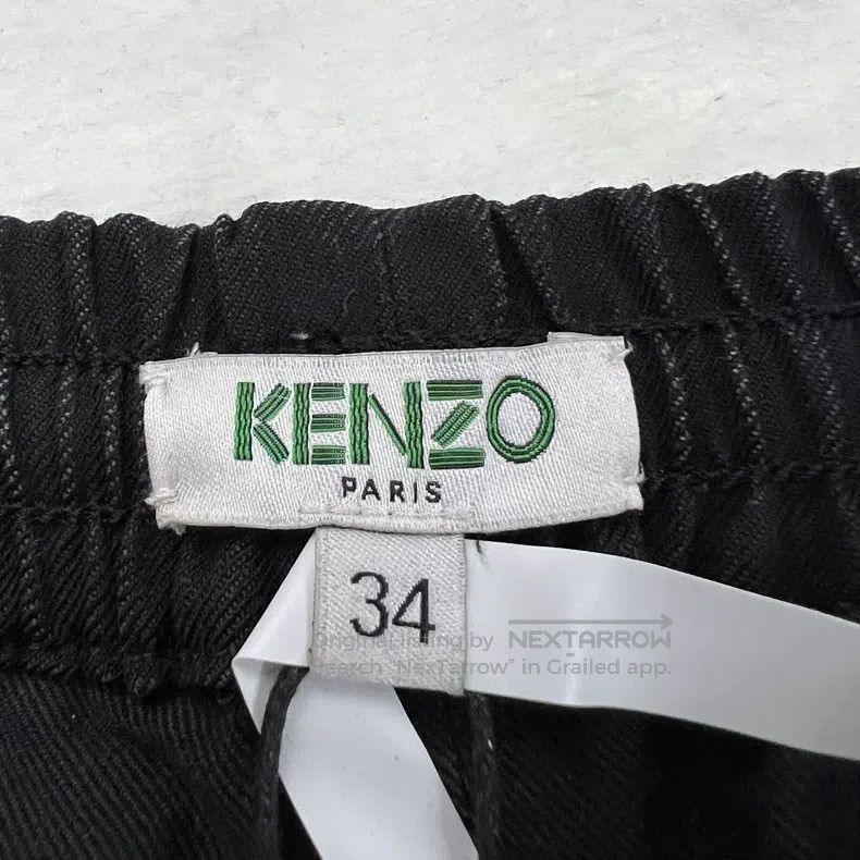 Kenzo Kenzo Black Pocket Wide Leg Pants Size 42" / US 20 - 3 Thumbnail