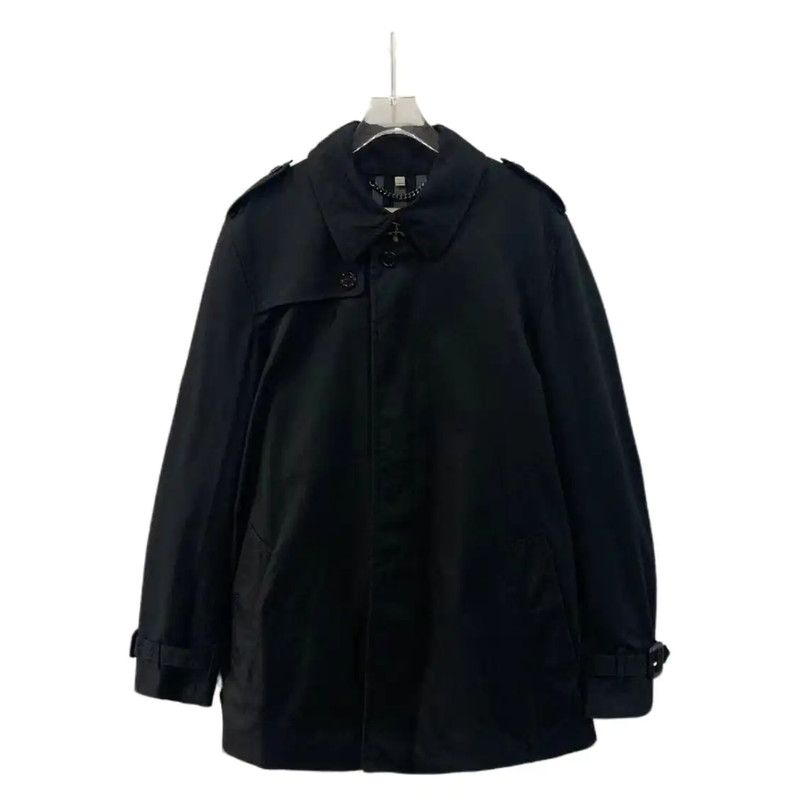 Burberry Burberry Men's Black Polyester Trench Coat Size US XL / EU 56 / 4 - 1 Thumbnail
