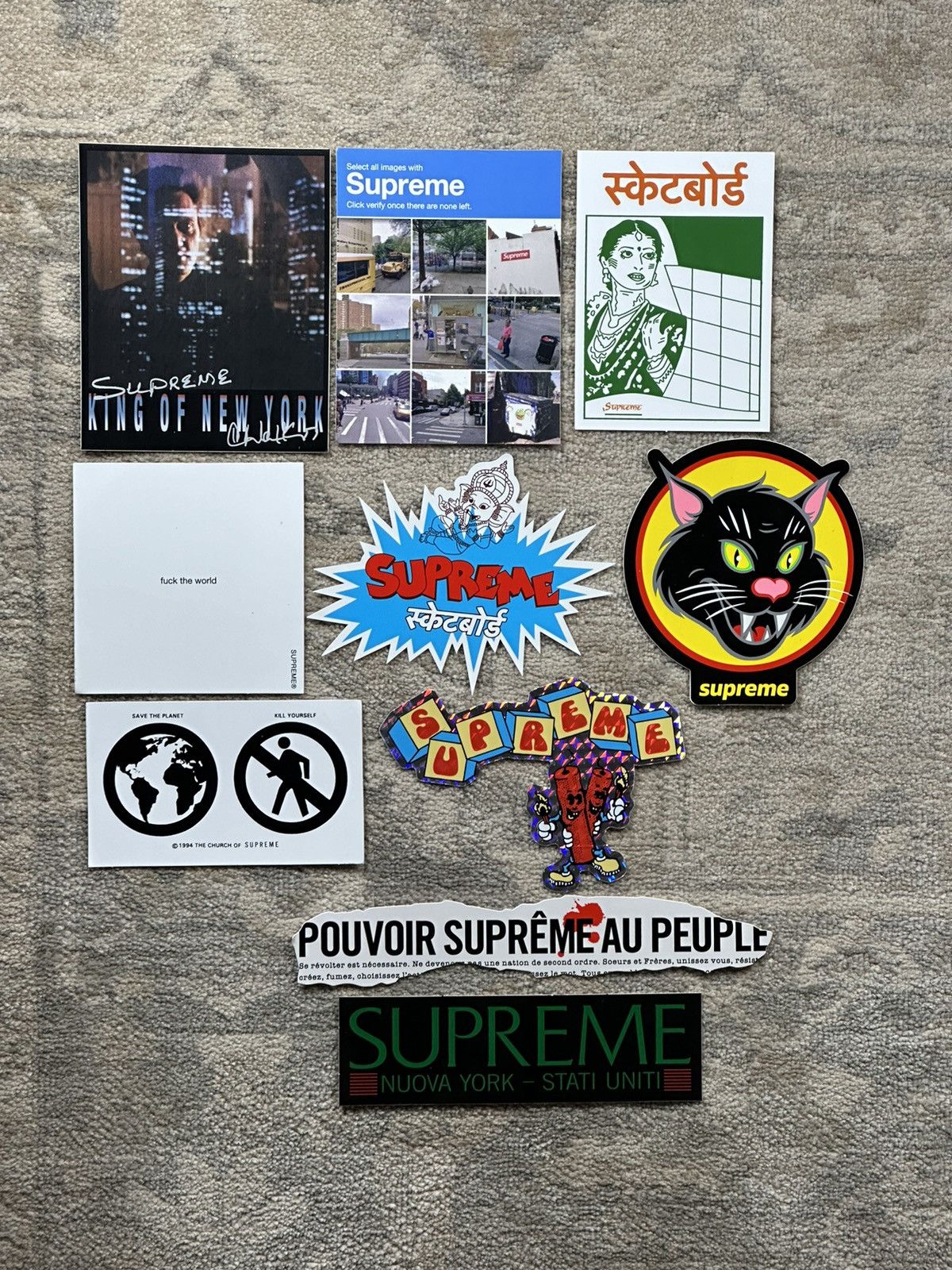 Supreme 10x Supreme Stickers Lot Size ONE SIZE - 1 Thumbnail