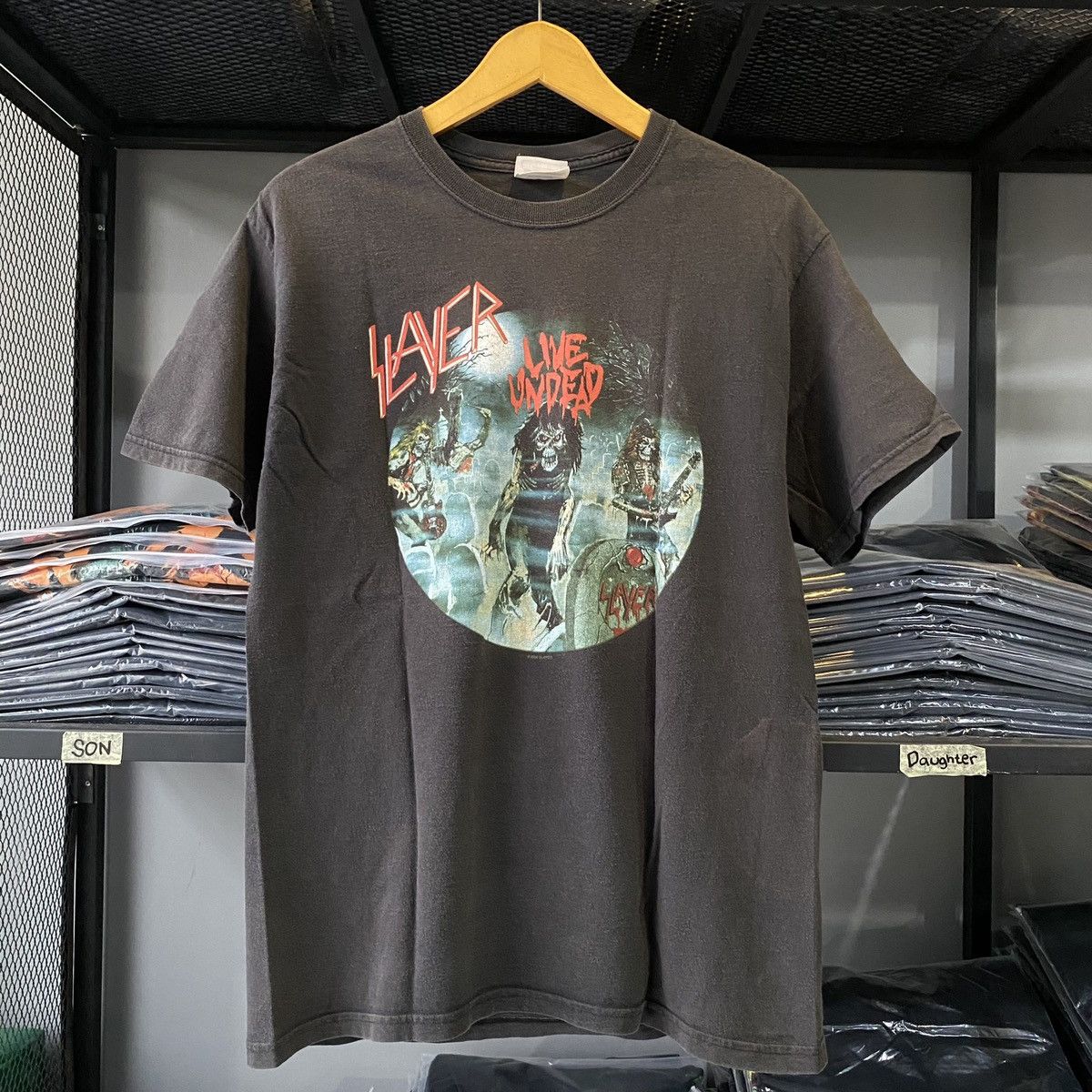 Band Tees × Vintage Vintage Slayer Live Undead Tees Size US M / EU 48-50 / 2 - 1 Thumbnail