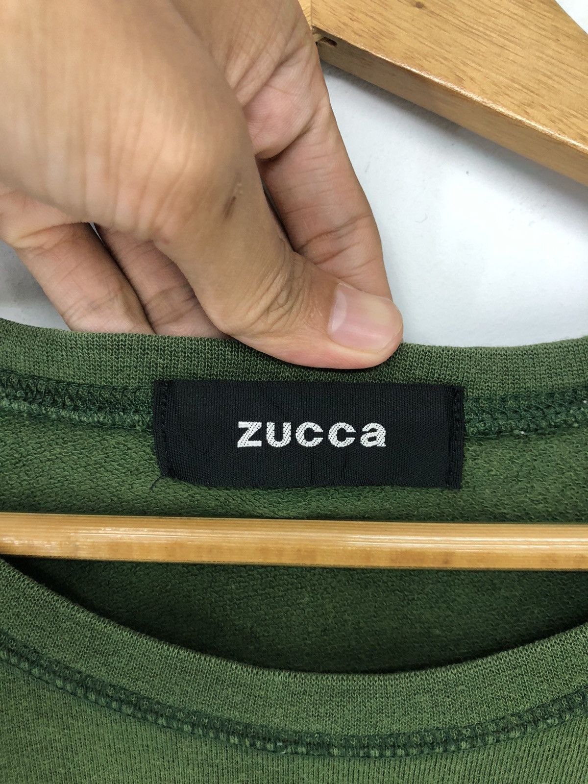Zucca Cabane De Zucca Single Pocket Faded Green Oversize Tshirt Size US M / EU 48-50 / 2 - 13 Thumbnail