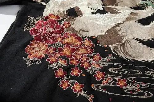 Japanese Brand Embroidered Fox Japanese Flower Hoodie Unisex Size US XL / EU 56 / 4 - 5 Thumbnail