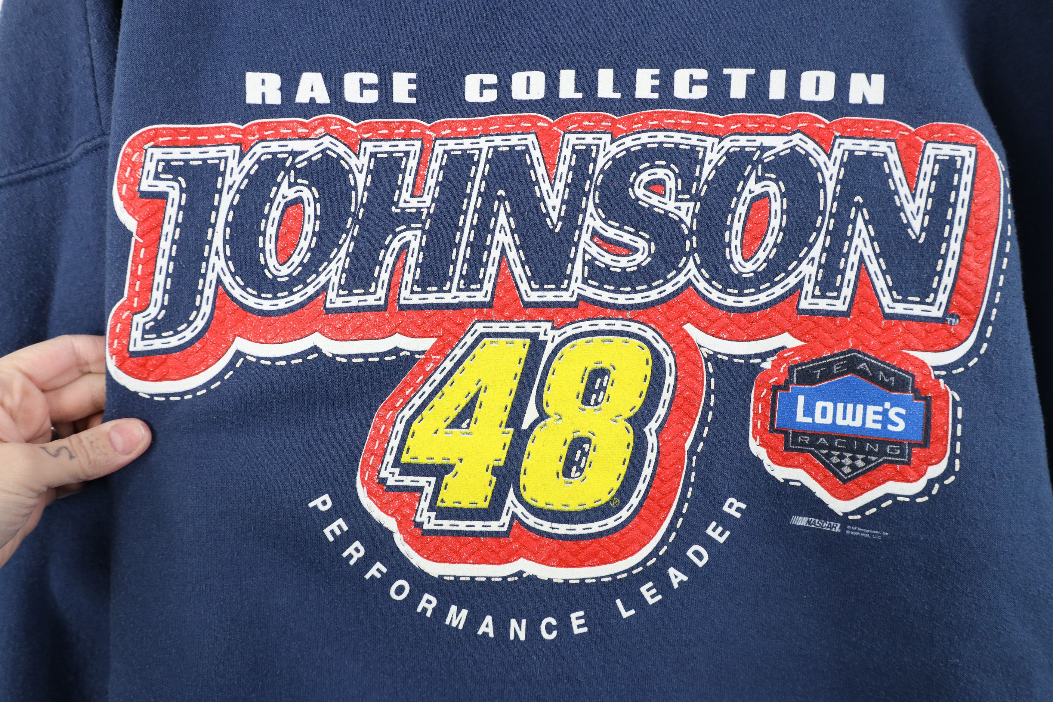 Vintage Vintage Y2K NASCAR Jimmie Johnson Racing Crewneck Sweatshirt Size US XXL / EU 58 / 5 - 4 Thumbnail