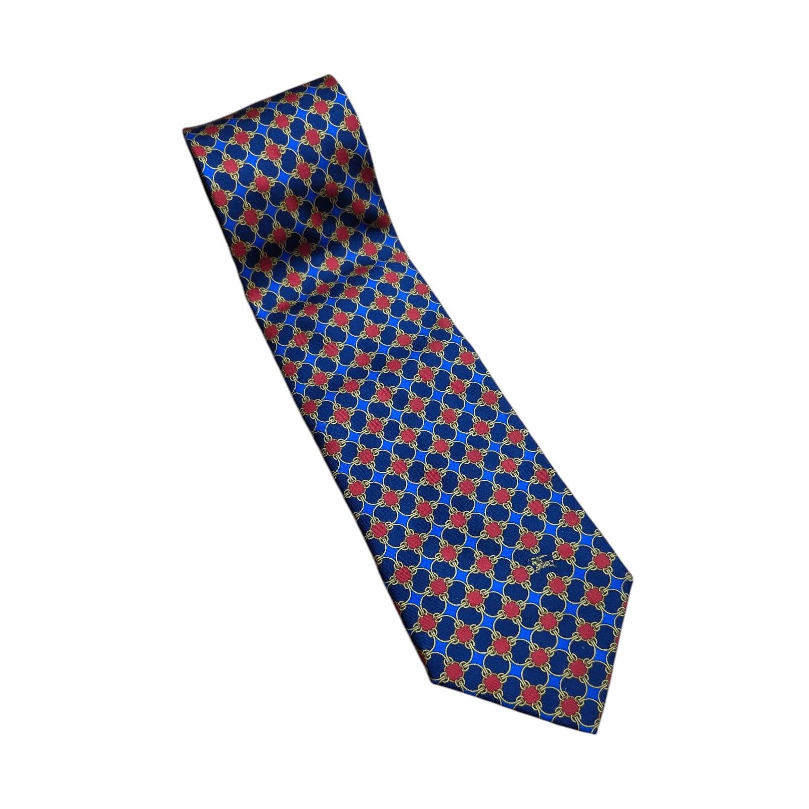Burberry Burrberys of London Tie Made In Italy Silk Retro Vintage Size ONE SIZE - 1 Thumbnail