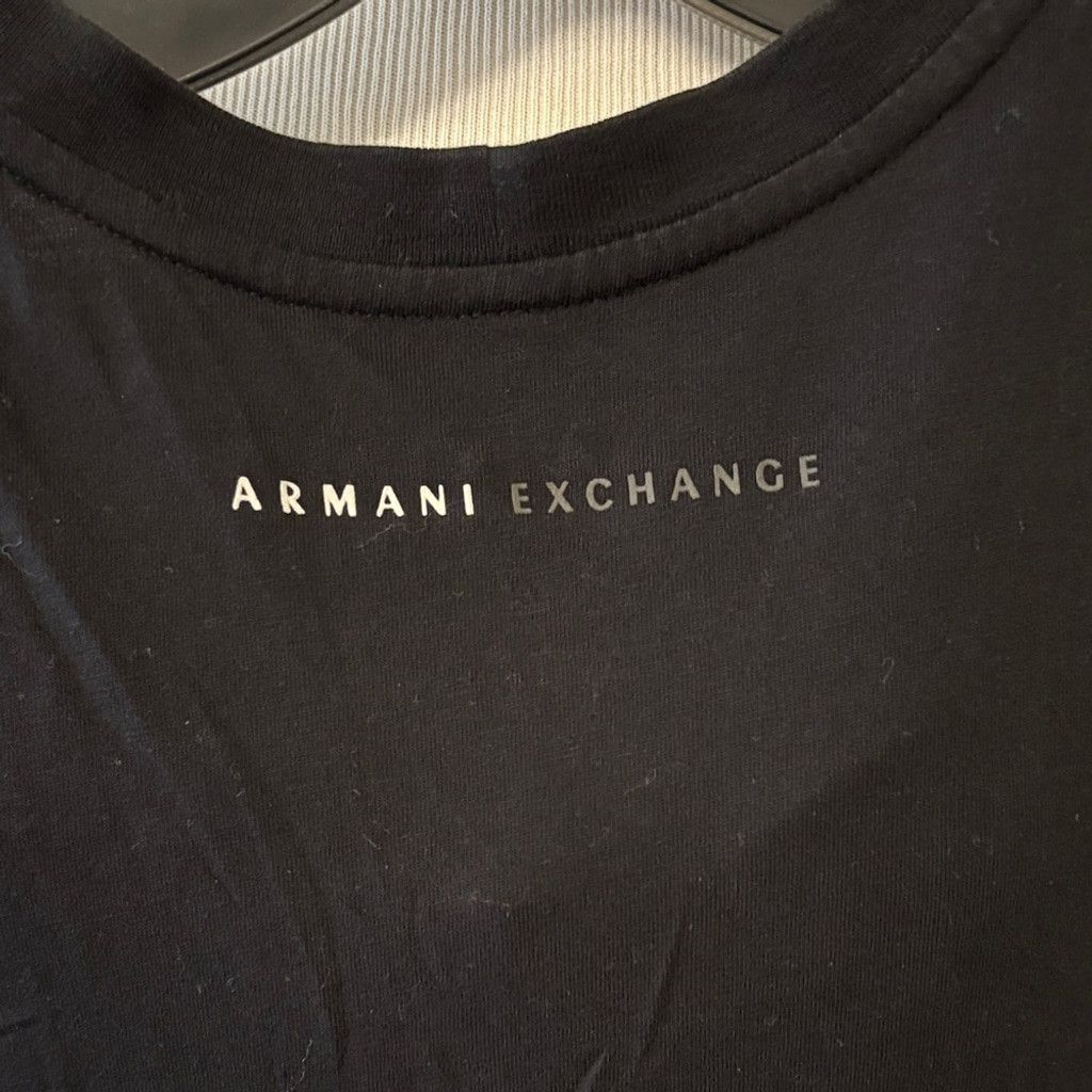 Armani Exchange Armani Exchange 1991 Men's Black Blue Graphic Tee Shirt Med Size US M / EU 48-50 / 2 - 5 Thumbnail