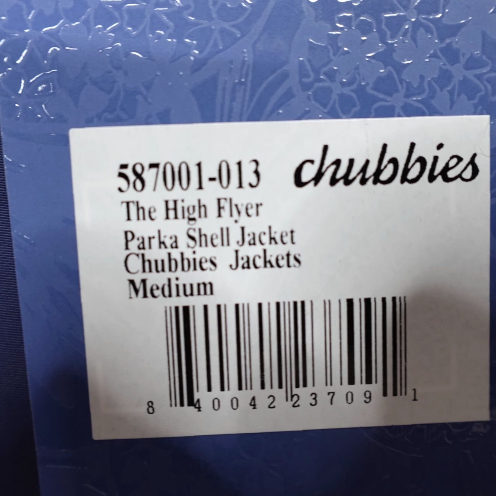 Chubbies Chubbies Jacket Windbreaker M Blue Zip Hooded Waterproof Nylon Full Zip Shell Men Medium States WINDBREAKER - Size US M / EU 48-50 / 2 - 2 Thumbnail