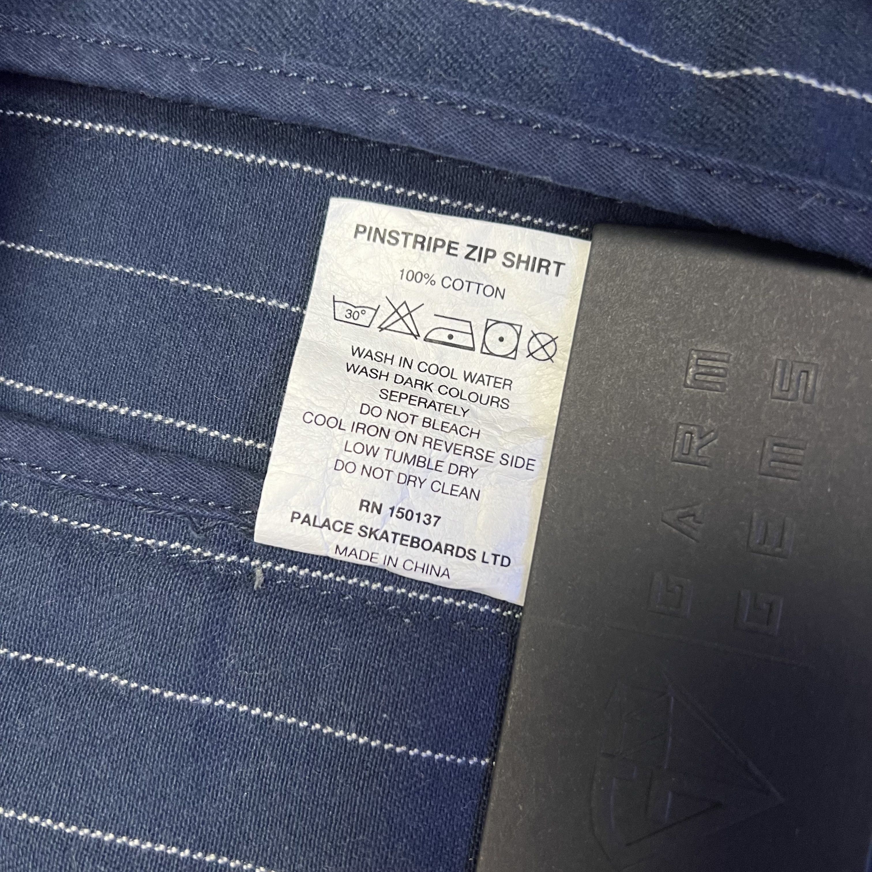 Palace Palace Pinstripe Zip Shirt Size US M / EU 48-50 / 2 - 6 Thumbnail