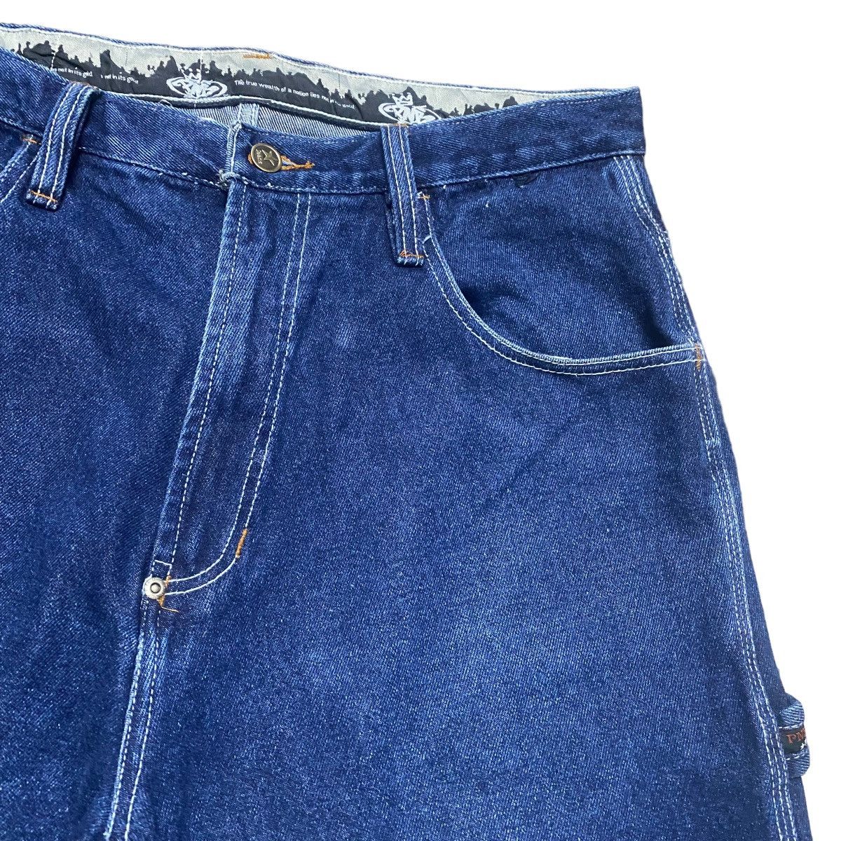Vintage Vintage PNB Nation Denim Carpenter Baggy Pants Size US 34 / EU 50 - 5 Thumbnail